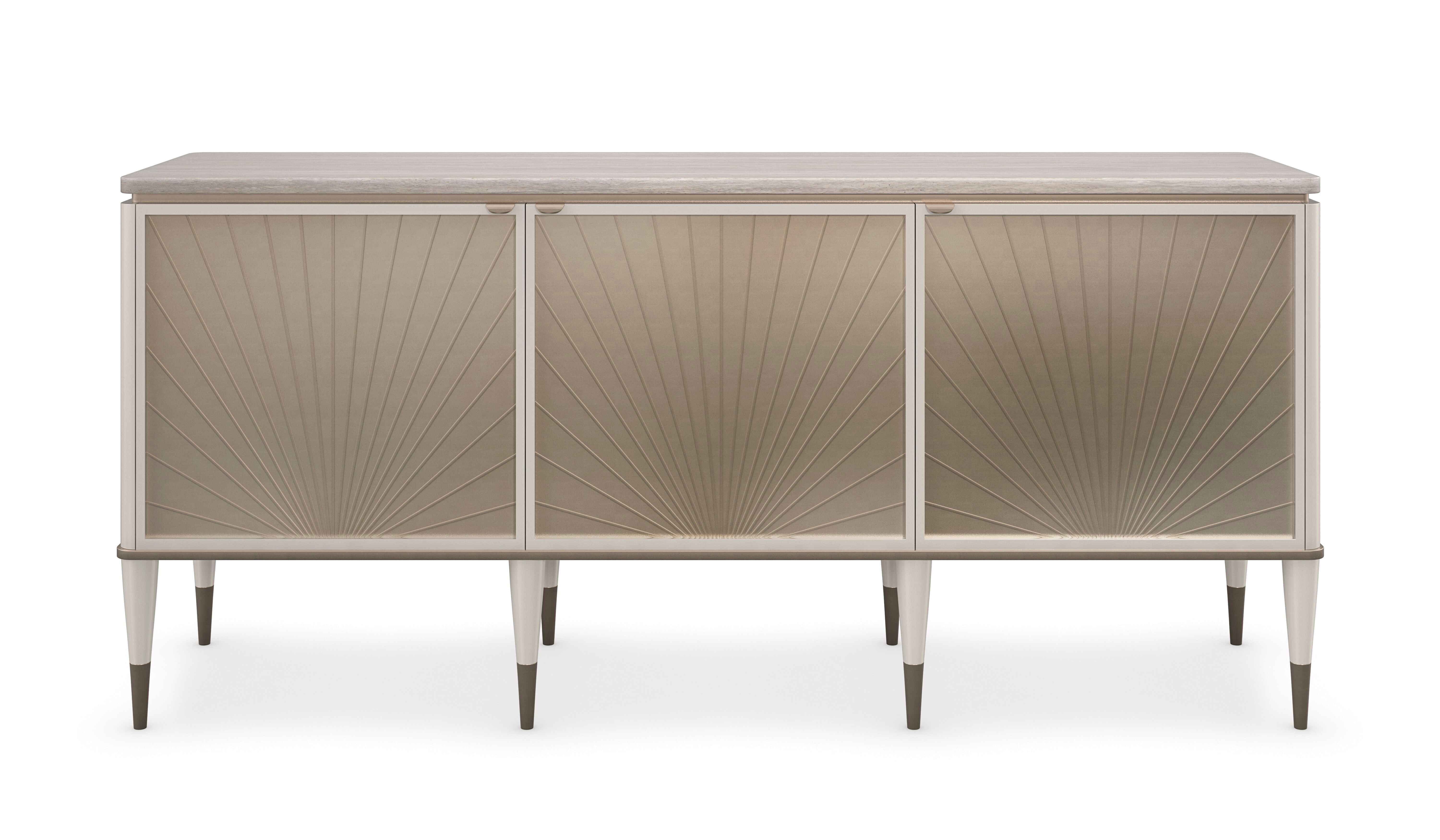 Valentina Sideboard  - White, Gold