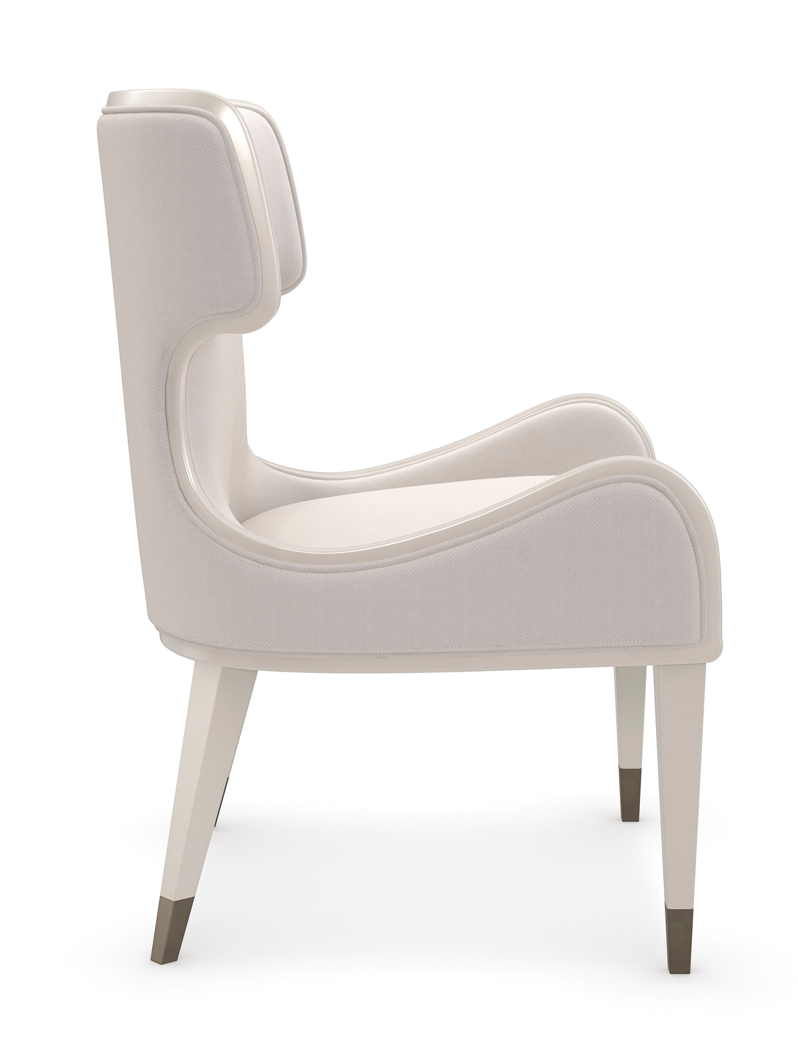 Valentina Uph Arm Chair  - White