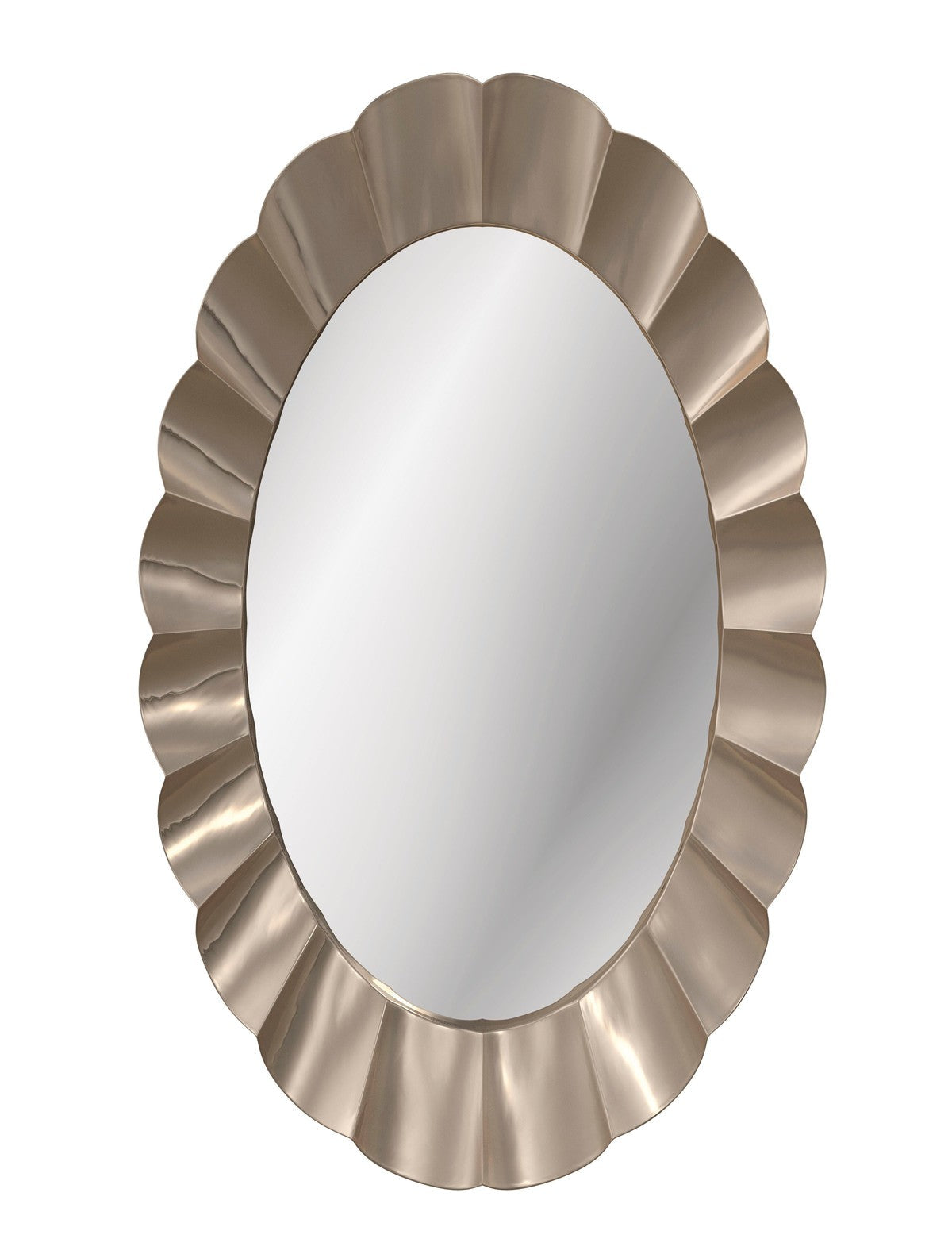 Valentina Oval Mirror  - Gold