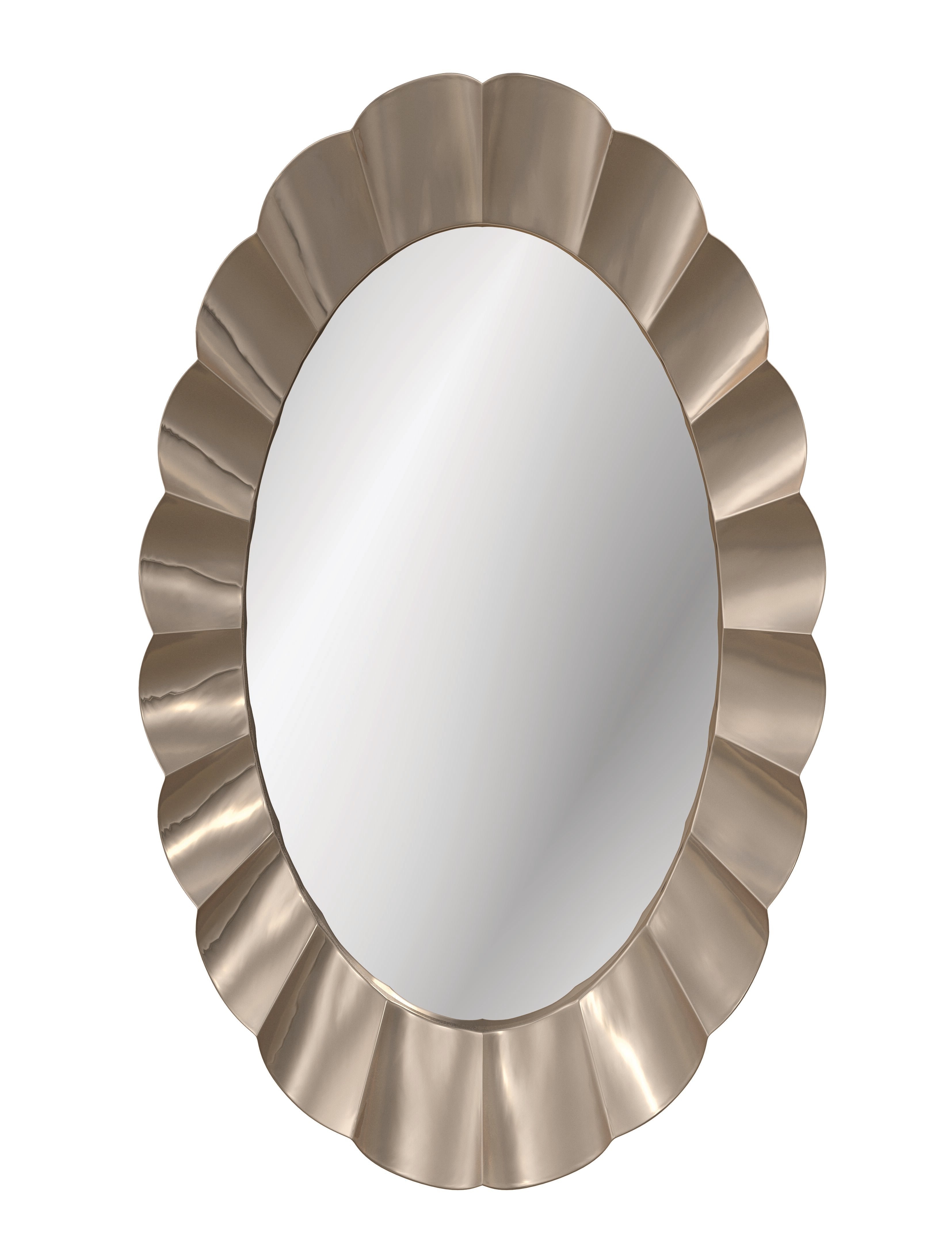 Valentina Oval Mirror  - Gold