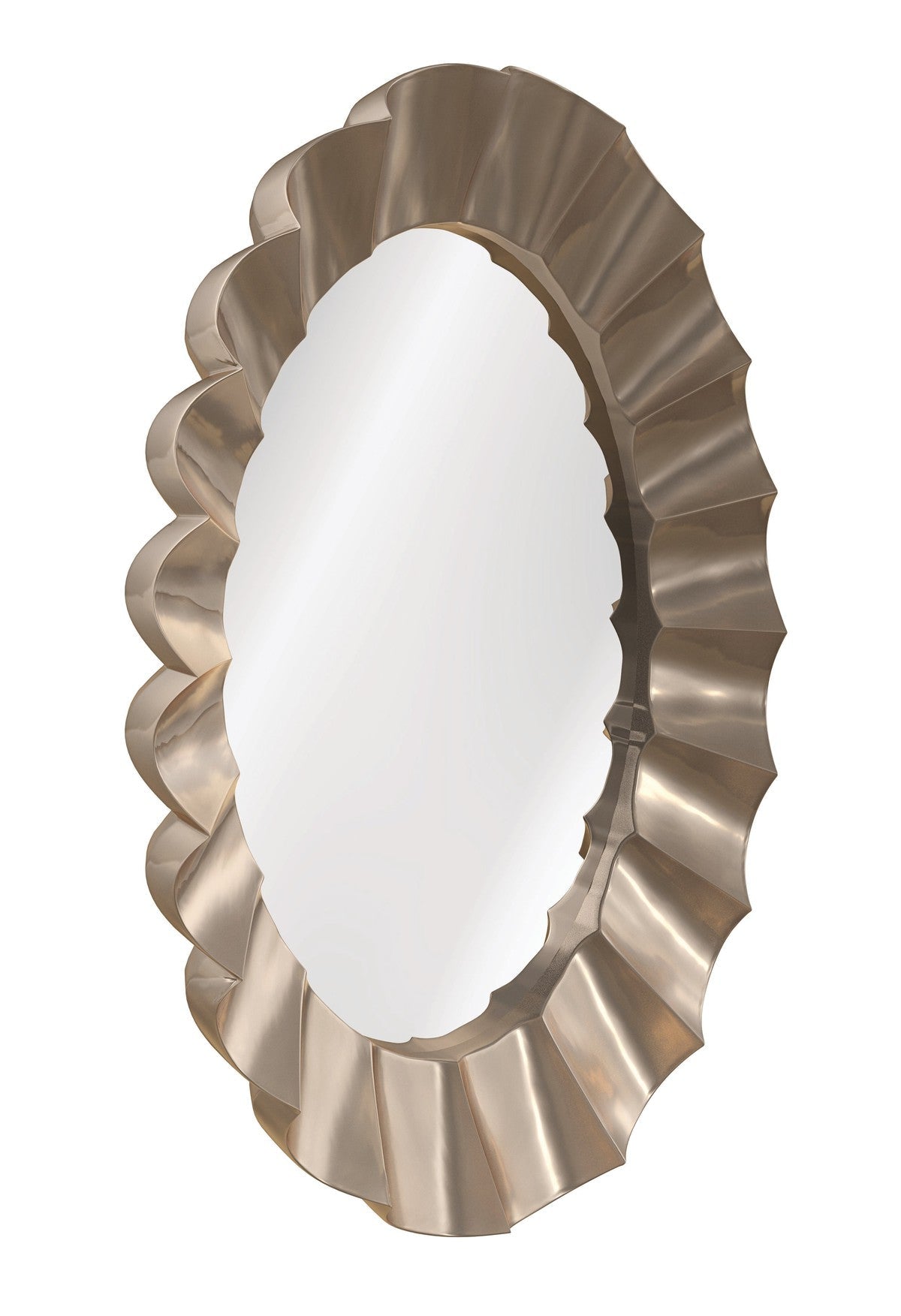 Valentina Oval Mirror  - Gold