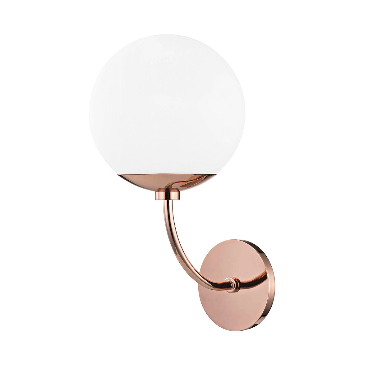 Carrie 1 Light Wall Sconce-Mitzi-HVL-H160101-POC-Wall LightingPolished Copper-3-France and Son