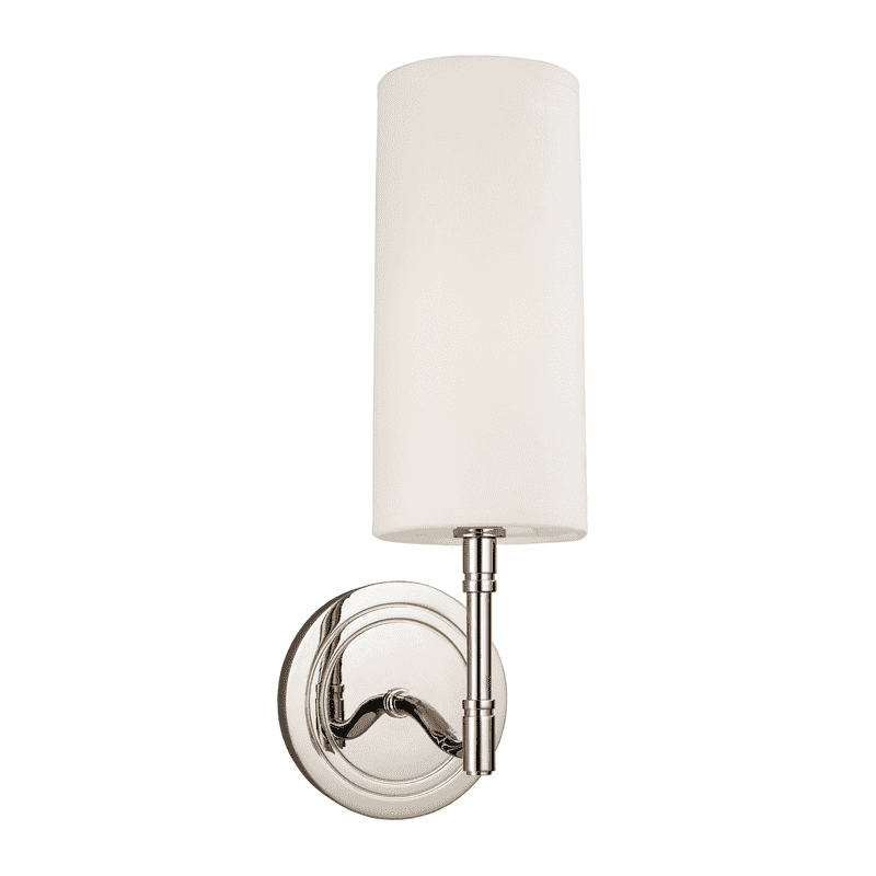 Dillon 1 Light Wall Sconce-Hudson Valley-HVL-361-PN-Wall LightingPolished Nickel-3-France and Son