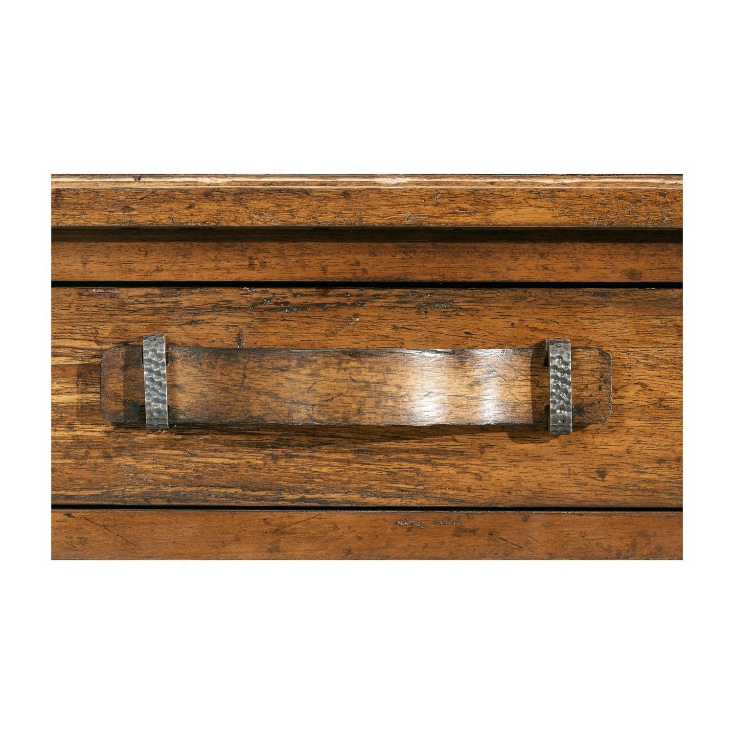 Parquet Console Table-Jonathan Charles-JCHARLES-491077-CFW-Console TablesCountry Walnut-3-France and Son