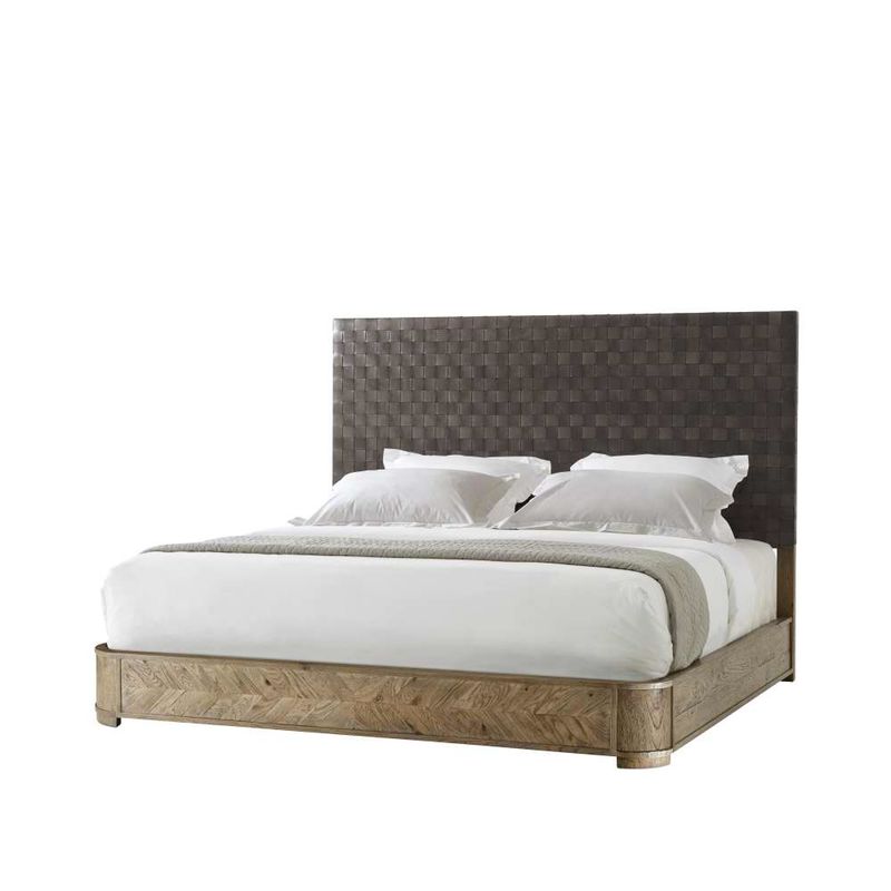 Seb King Bed (US King)-Theodore Alexander-THEO-CB83005.C062-Beds-1-France and Son