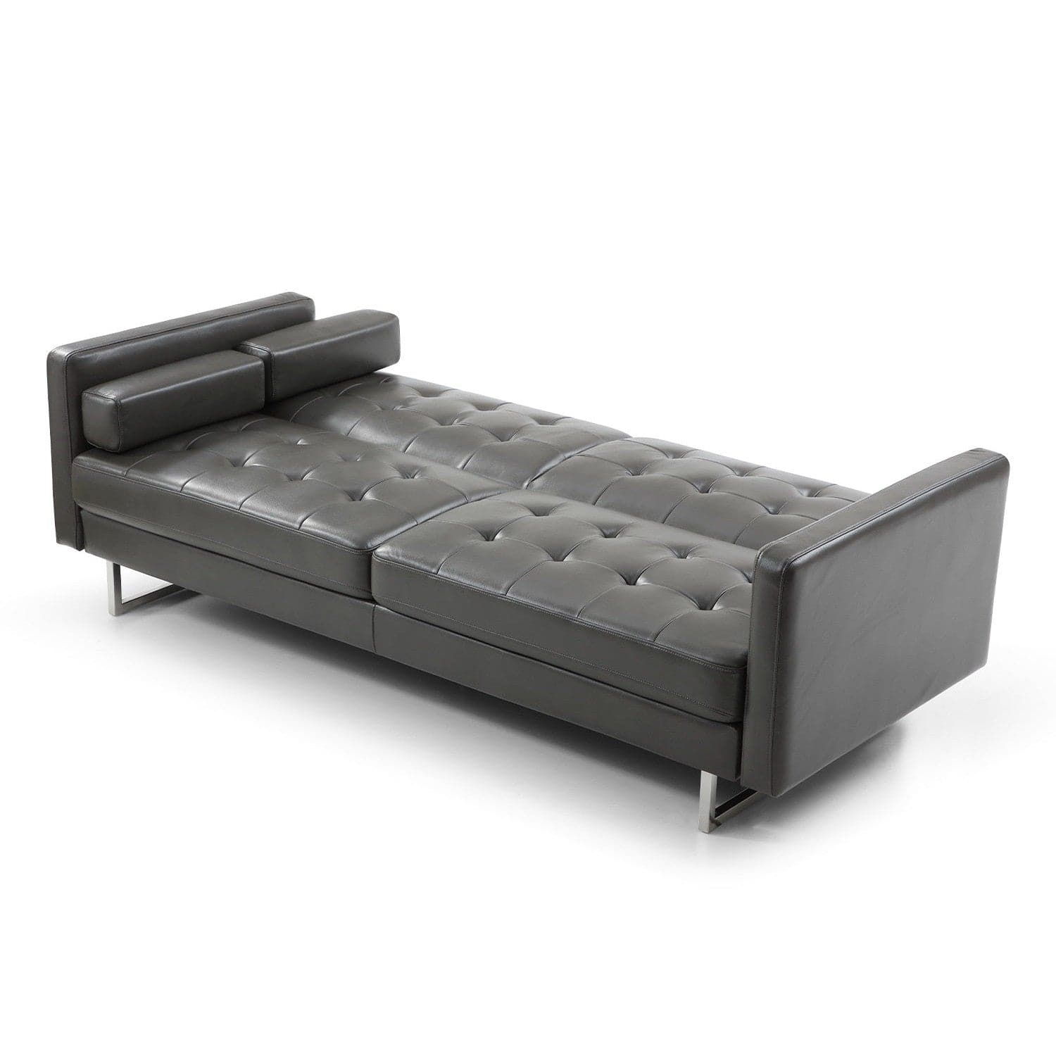 Giovanni Sofa Bed-Whiteline Modern Living-WHITELINE-SO1195P-GRY-SofasGrey-2-France and Son