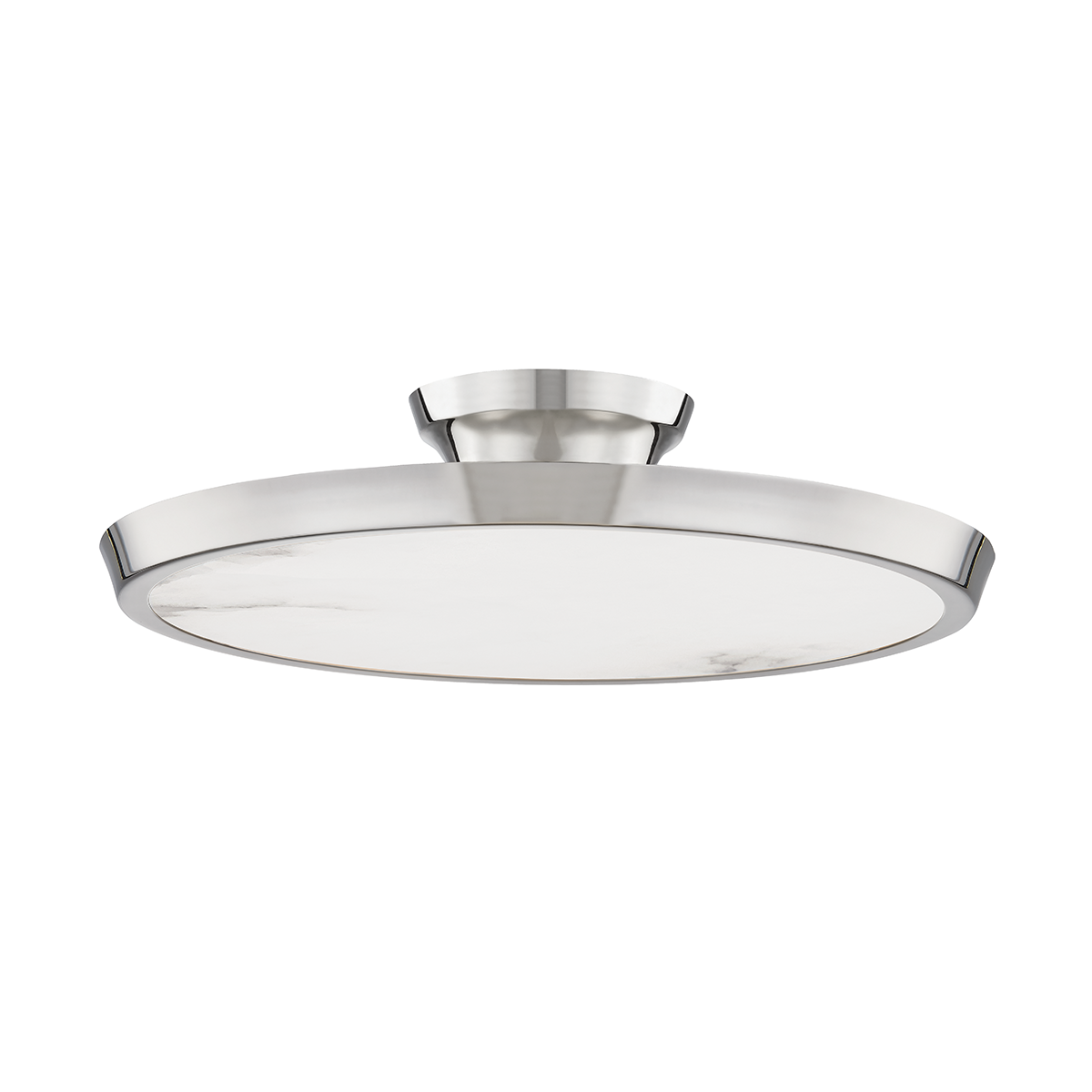 Draper Led Flush Mount-Hudson Valley-HVL-3600-PN-Flush MountsPolished Nickel-3-France and Son