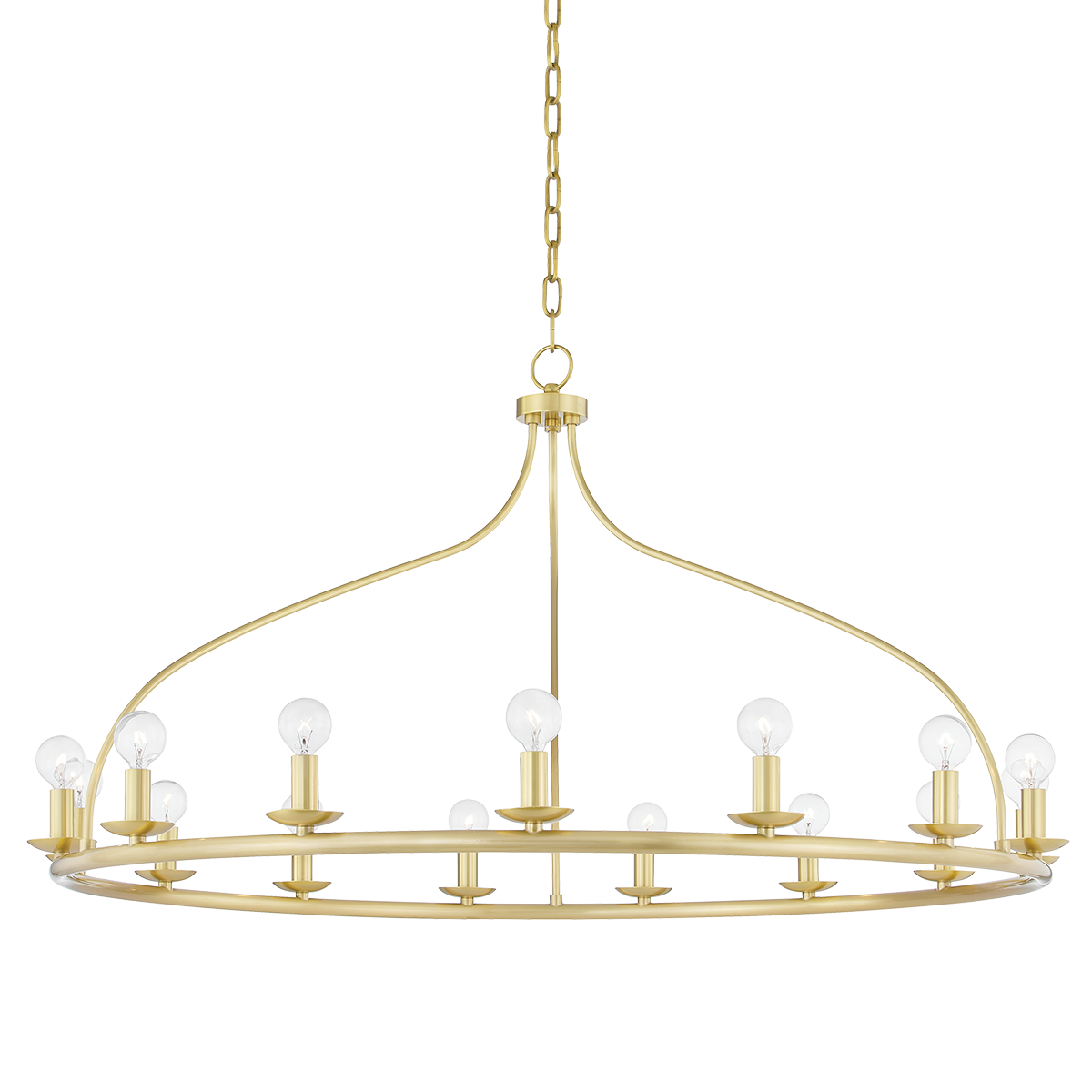 Kendra 15 Light Chandelier-Mitzi-HVL-H511815-AGB-ChandeliersAged Brass-1-France and Son