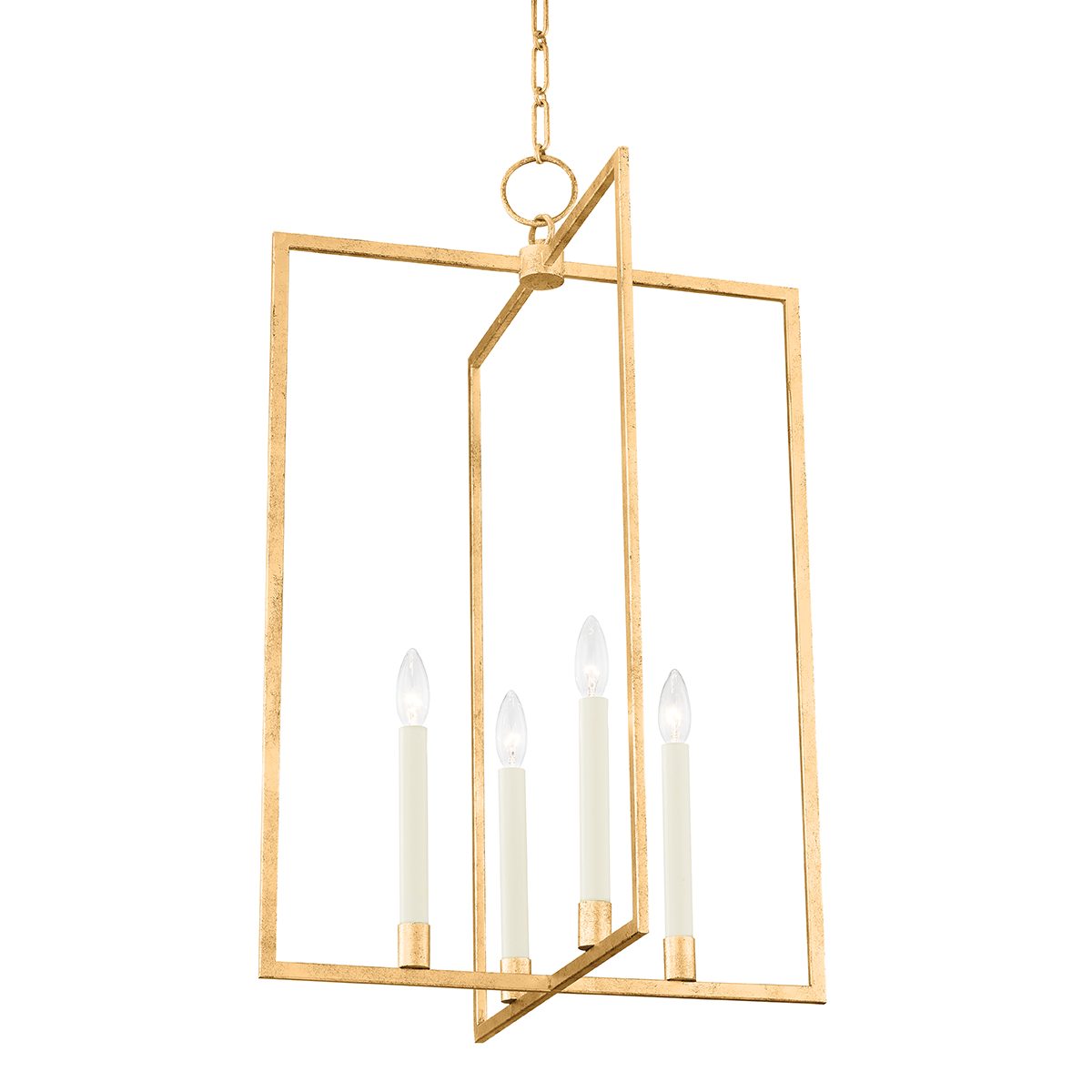 Middleborough 4 Light Large Pendant-Hudson Valley-HVL-MDS422-GL-PendantsGold Leaf-2-France and Son