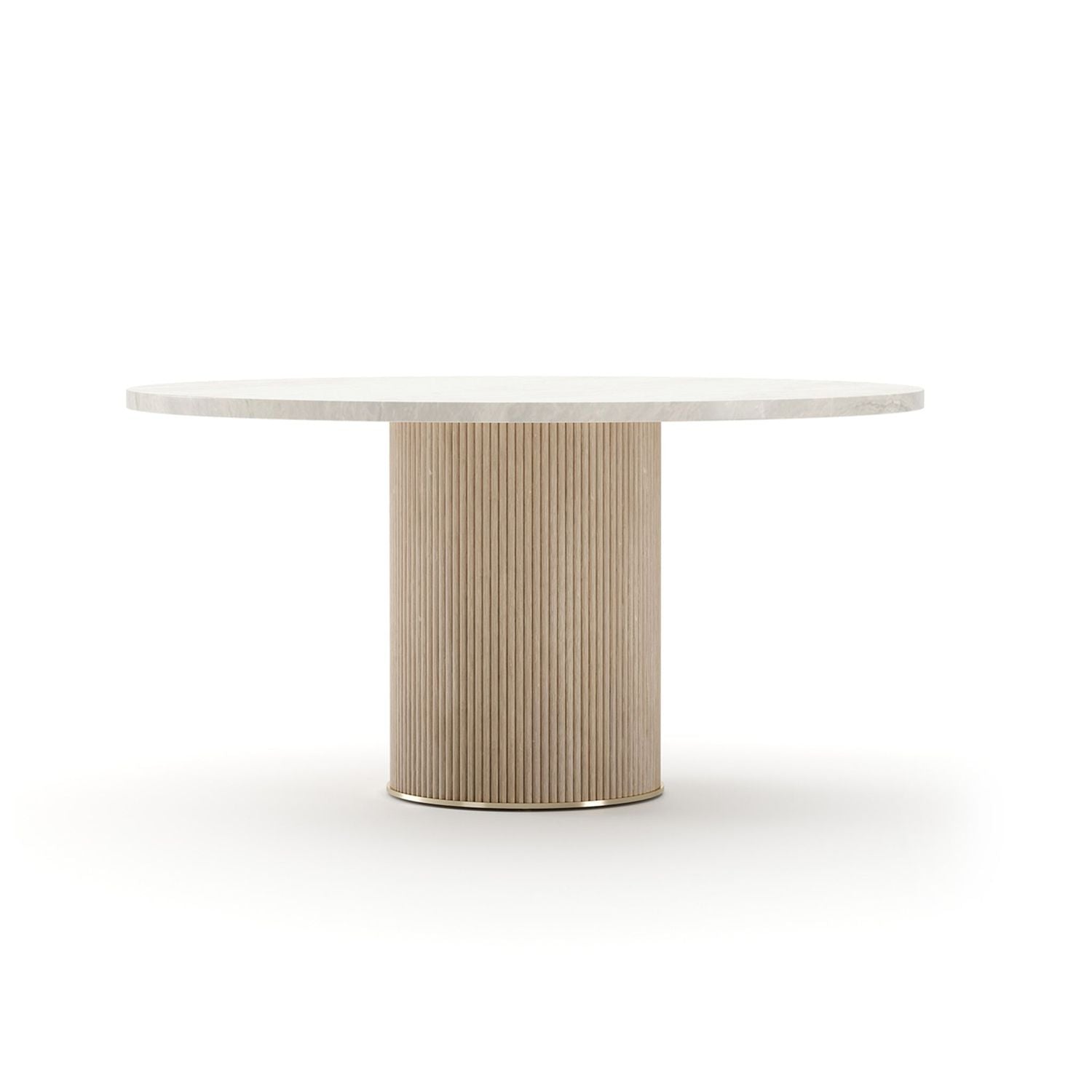 Rhythm Round Stone Top Dining Table 58