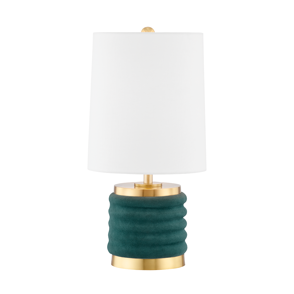 Bethany 1 Light Table Lamp-Mitzi-HVL-HL561201-AGB/DTL-Table LampsAged Brass/Dark Teal Combo-2-France and Son