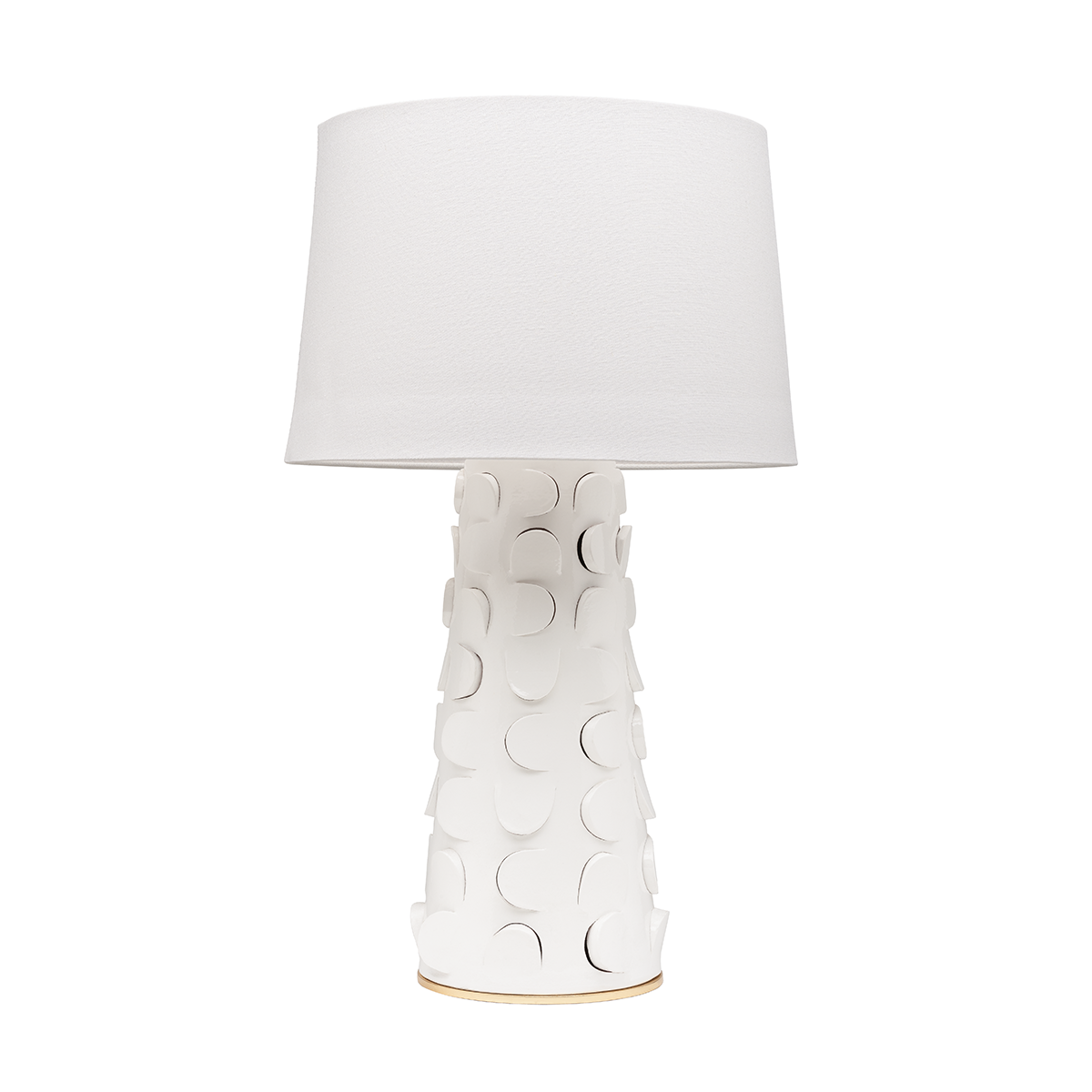 Naomi 1 Light Table Lamp-Mitzi-HVL-HL335201-WH/GL-Table LampsWhite Lustro/Gold Leaf Combo-2-France and Son