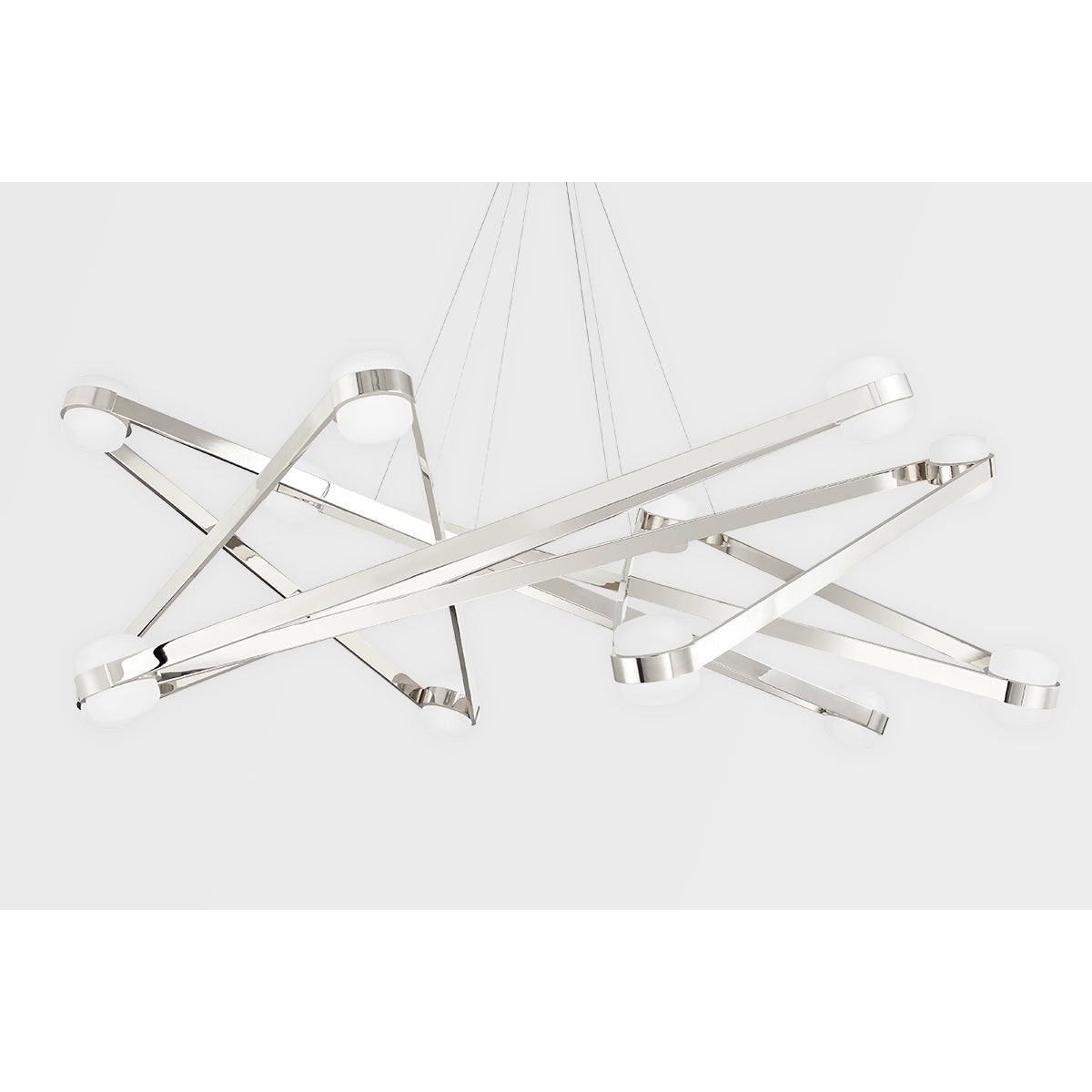 Orbit 12 Light Chandelier-Hudson Valley-HVL-2756-AGB-ChandeliersAged Brass-4-France and Son