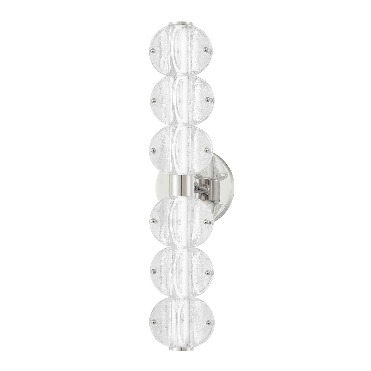 Lindley 6 Light Bath Bracket-Hudson Valley-HVL-1906-PN-Wall LightingPolished Nickel-2-France and Son