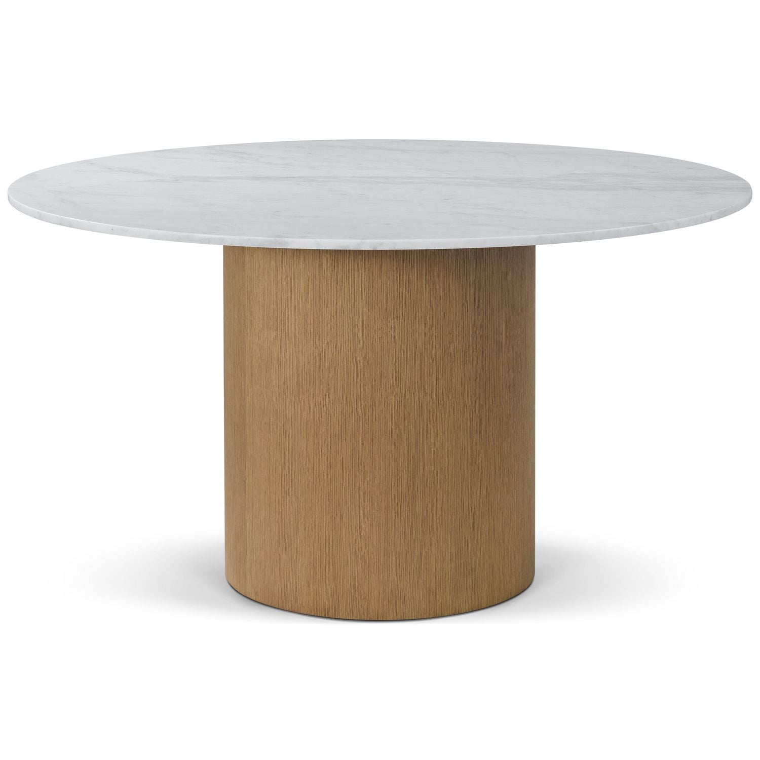 Oslo Quartz Round Dining Table - Natural