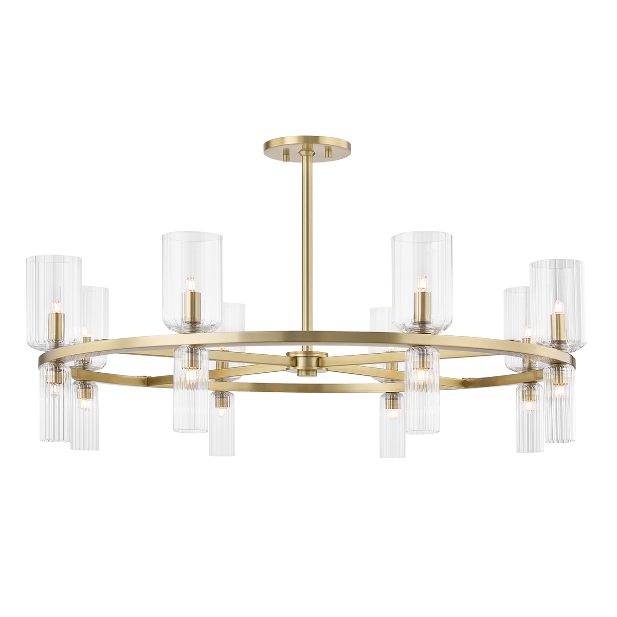 Tabitha 16 Light Chandelier-Mitzi-HVL-H384816-AGB-ChandeliersAged Brass-1-France and Son