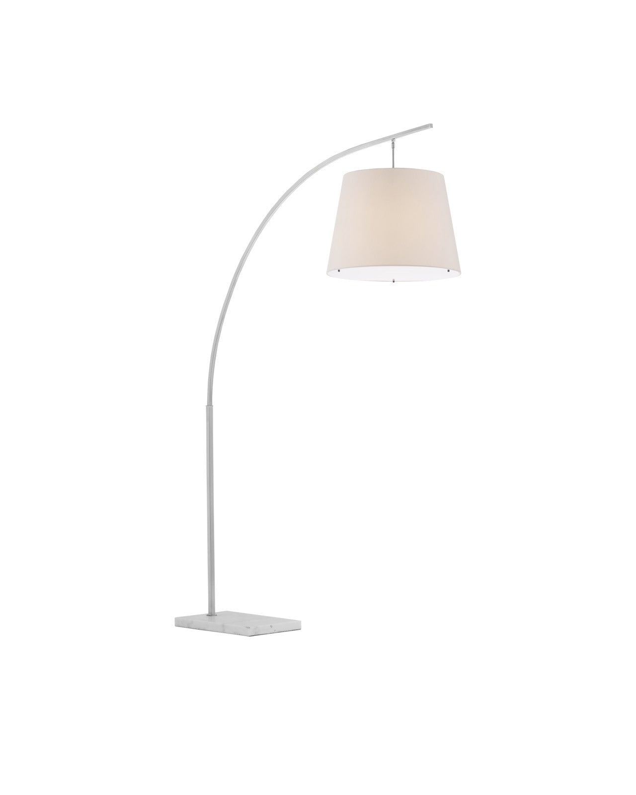 Cloister Large Nickel Floor Lamp