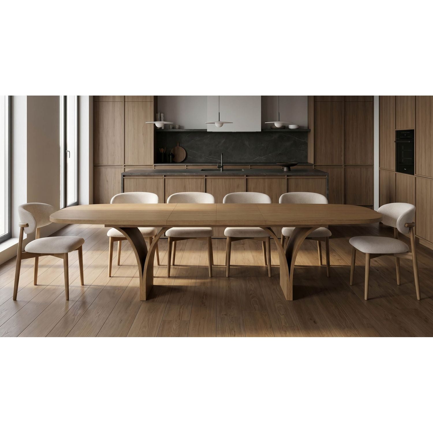 Seoul Extension Oval Dining Table