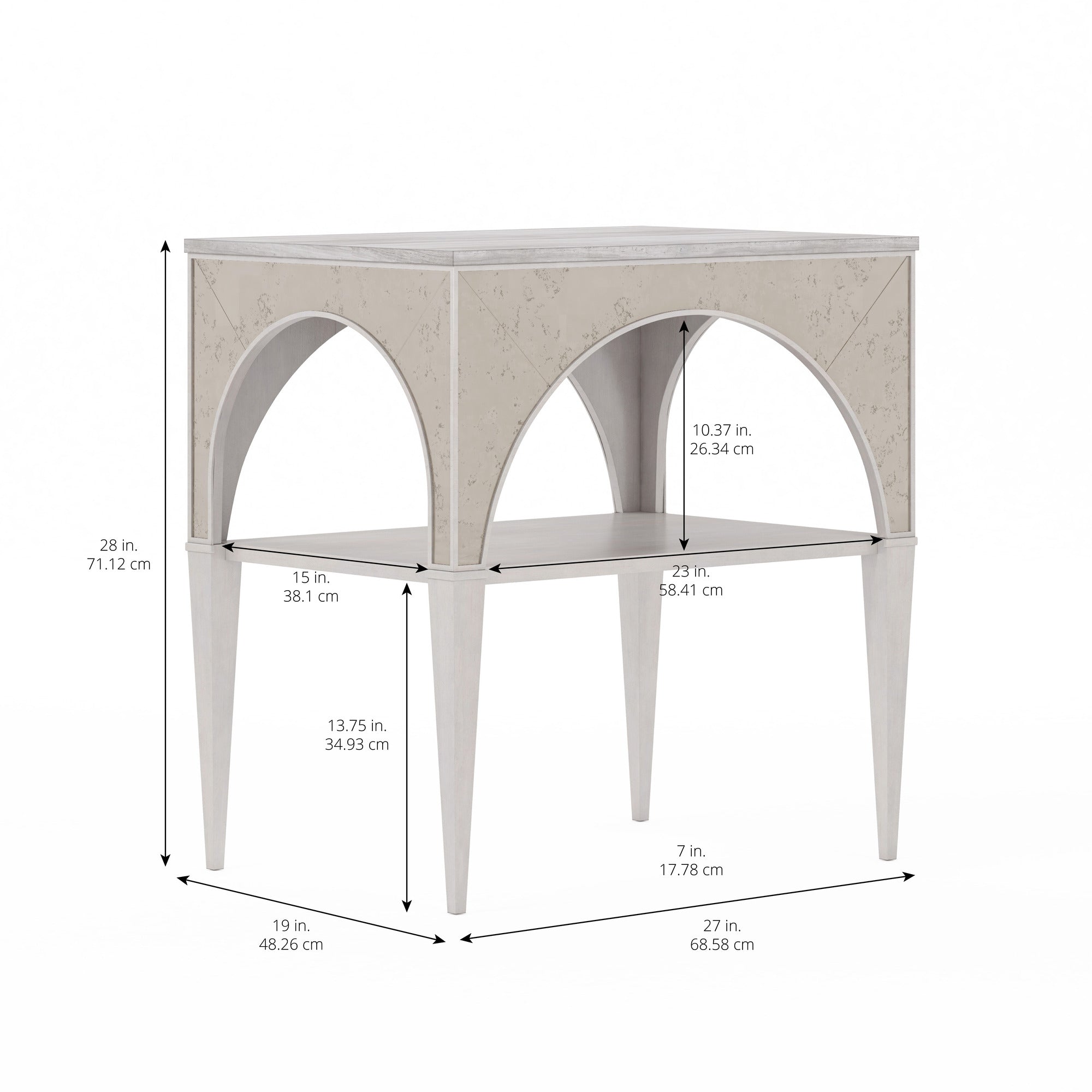 Mezzanine Night Table - Grey