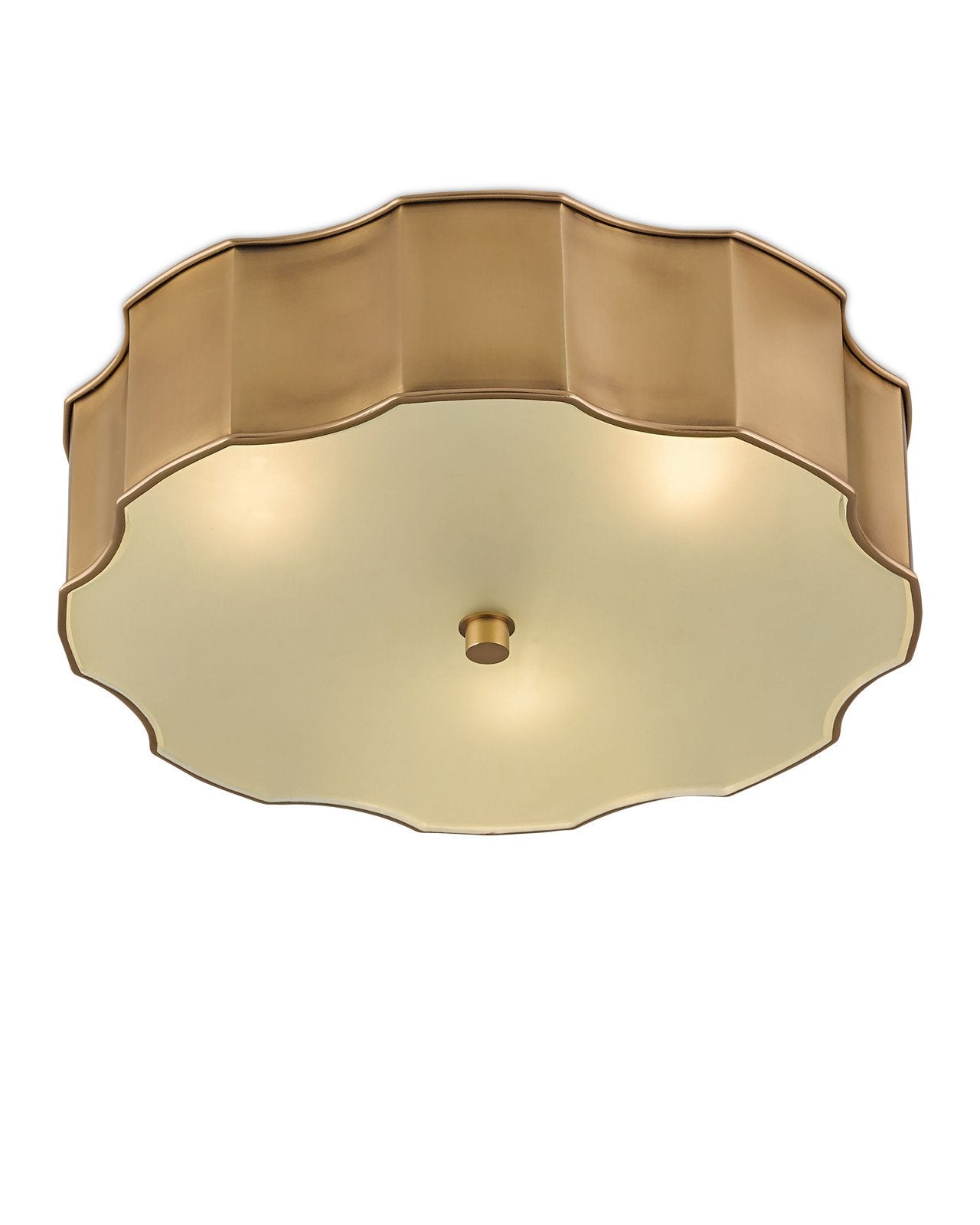 Wexford Brass Flush Mount