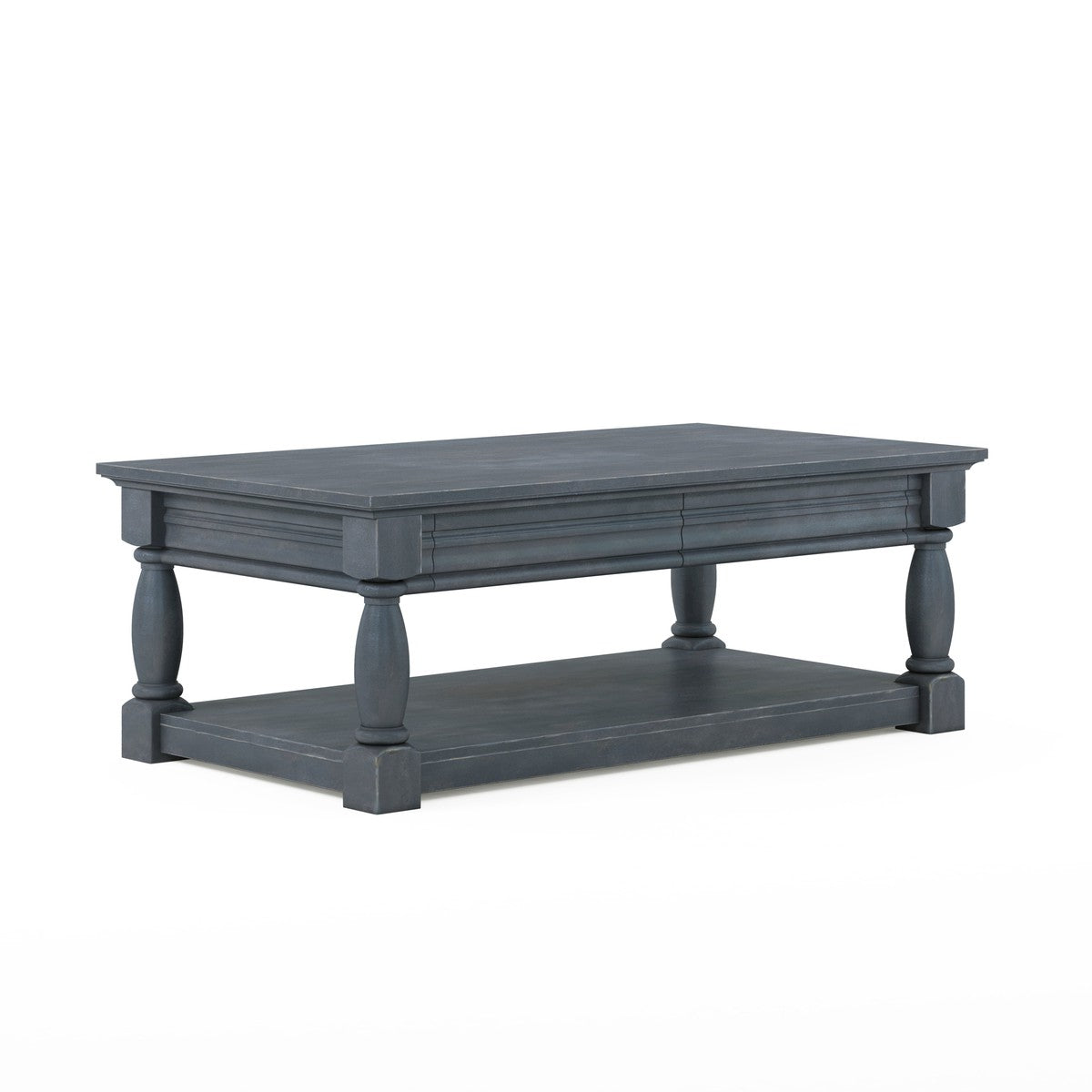 Alcove Rectangular Cocktail Table - Blue