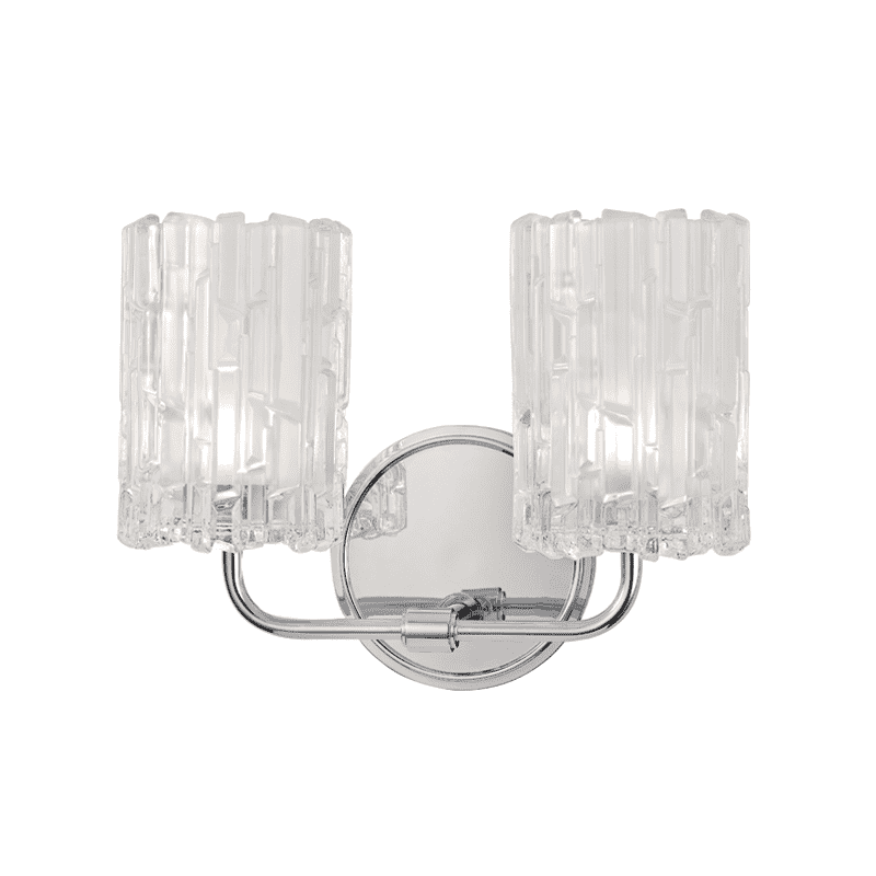 Dexter 2 Light Bath Bracket-Hudson Valley-HVL-1332-PC-Bathroom LightingPolished Chrome-1-France and Son