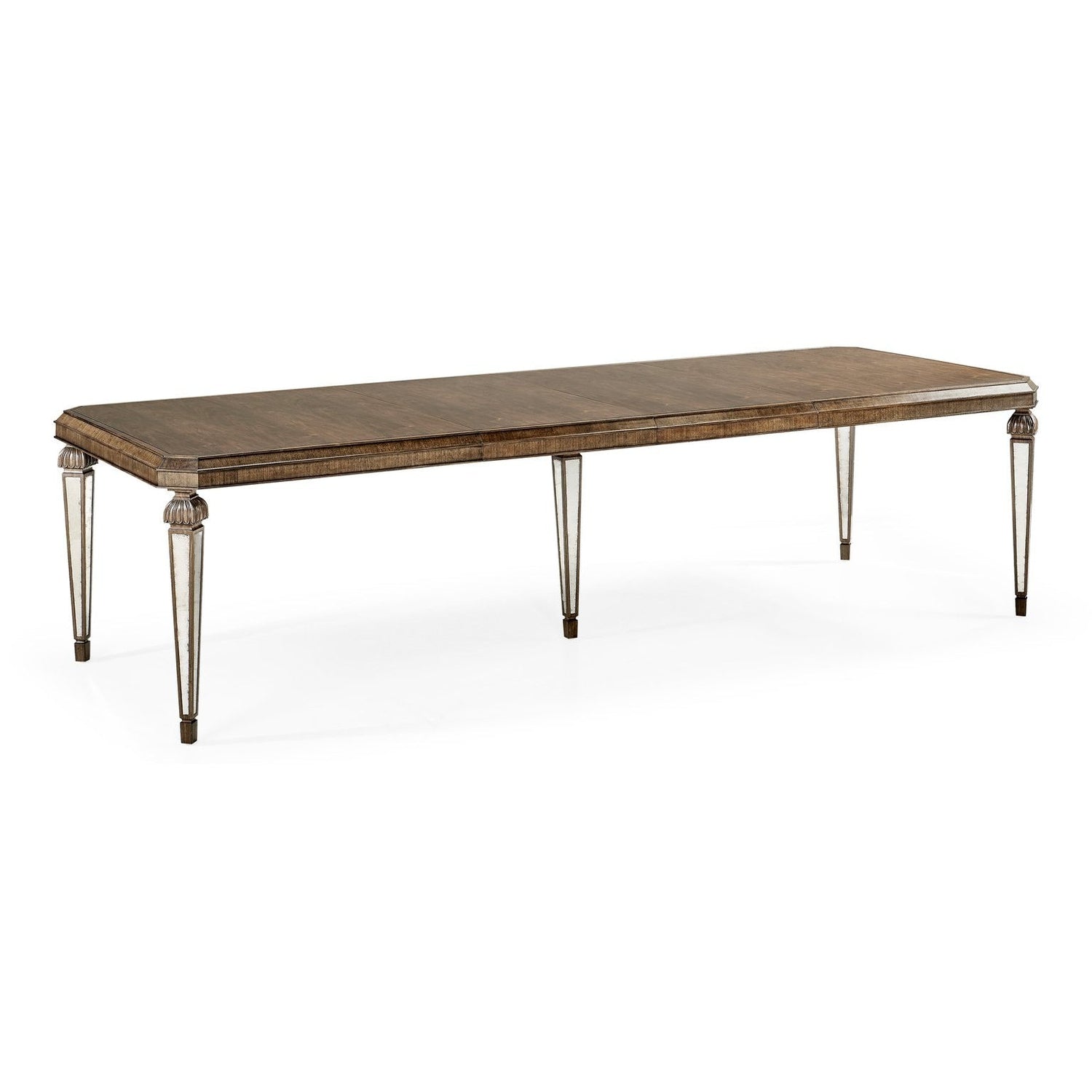 Berkley Extending Dining Table-Jonathan Charles-JCHARLES-495986-72L-WGR-Dining Tables-3-France and Son