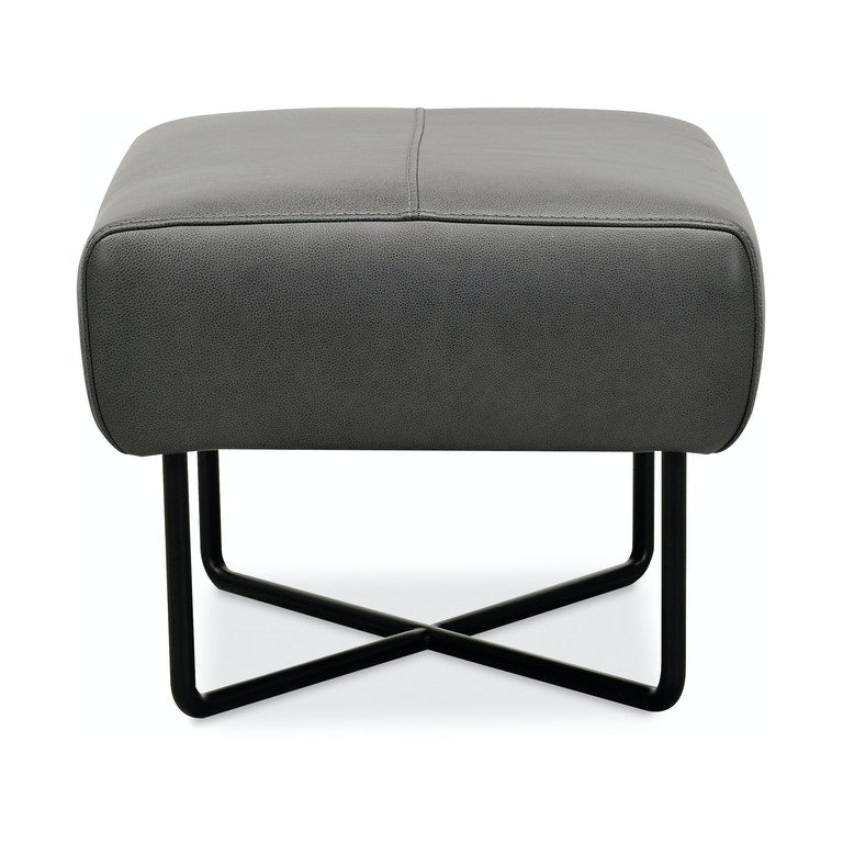 Efron Ottoman w/ Black Metal Base-Hooker-HOOKER-CC443-OT-097-Stools & Ottomans-2-France and Son