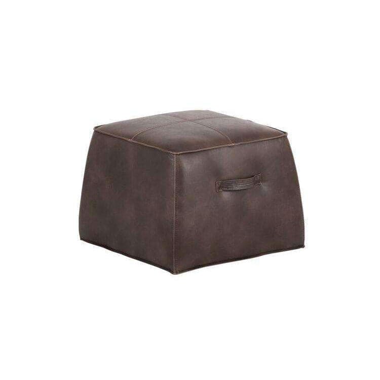 Aspen Ottoman-Sunpan-SUNPAN-102831-Stools & OttomansBrown-1-France and Son