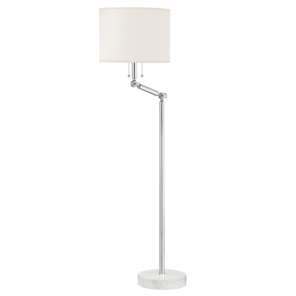 Essex 2 Light Floor Lamp-Hudson Valley-HVL-MDSL151-PN-Floor LampsPolished Nickel-5-France and Son