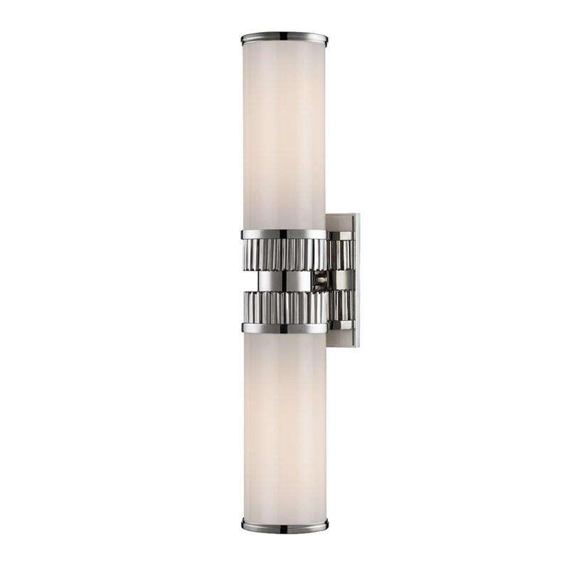 Harper 2 Light Bath Bracket-Hudson Valley-HVL-1562-PN-Bathroom LightingPolished Nickel-2-France and Son