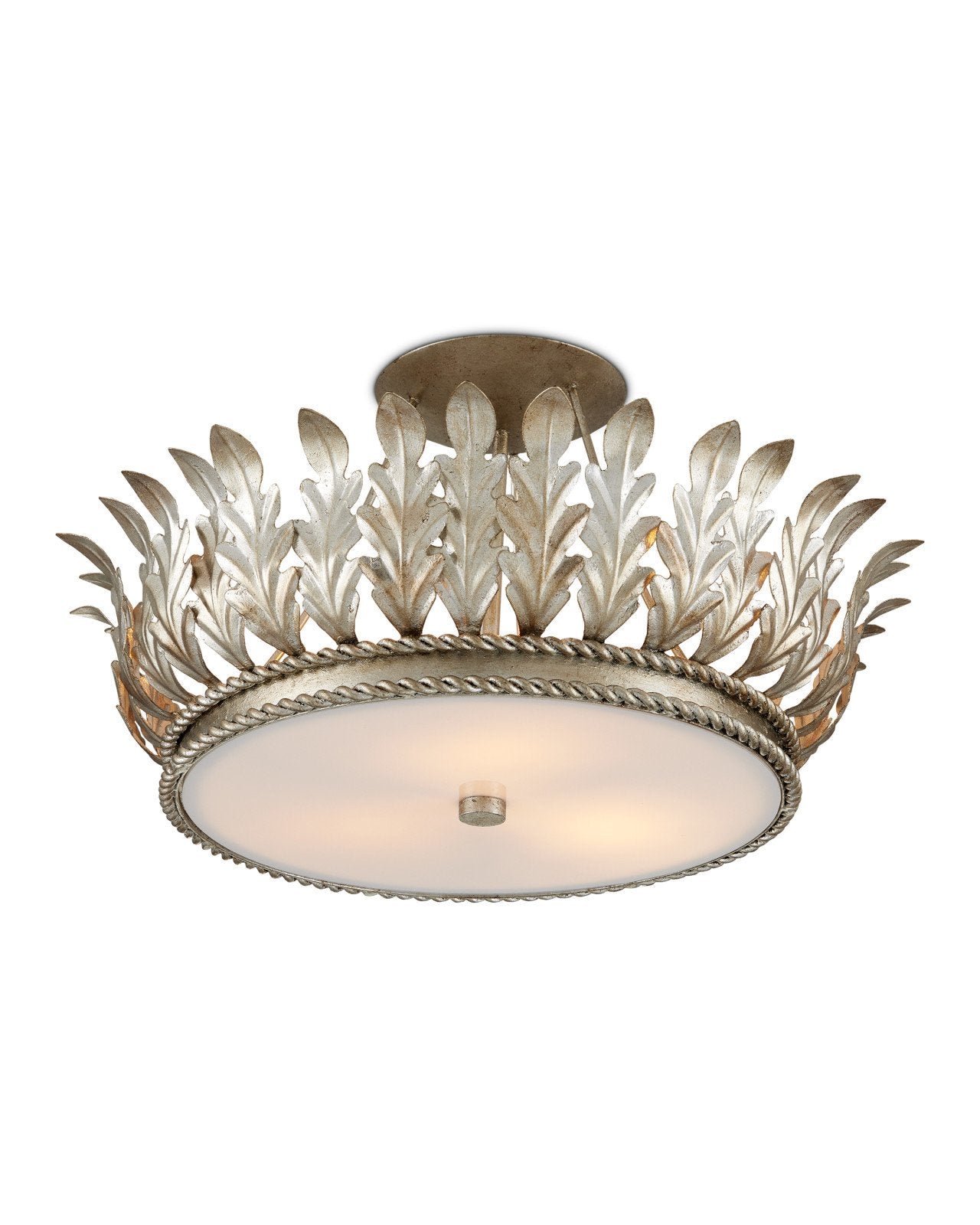 Biddulph Silver Semi-Flush Mount