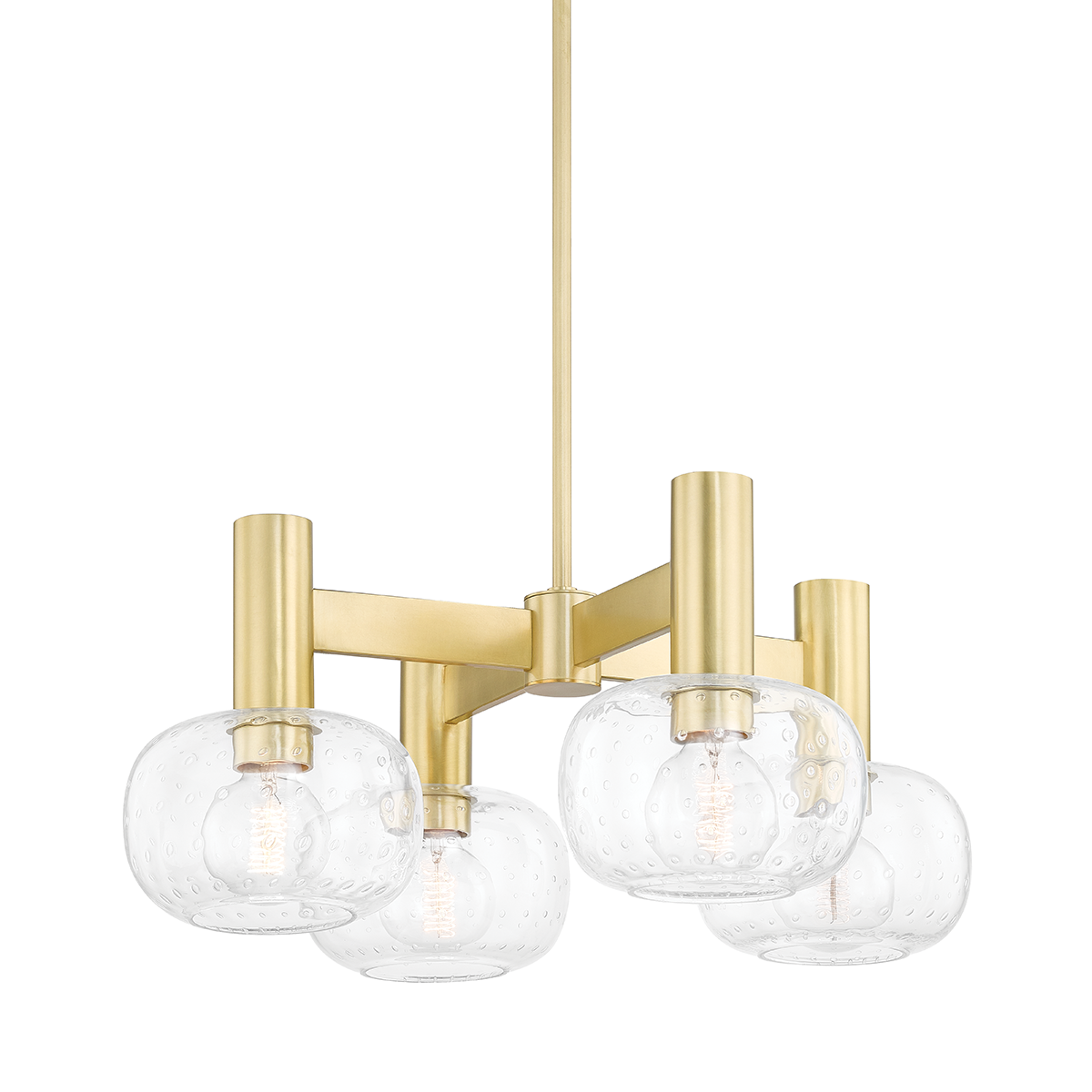 Harlow 4 Light Chandelier-Mitzi-HVL-H403804-AGB-ChandeliersAged Brass-1-France and Son
