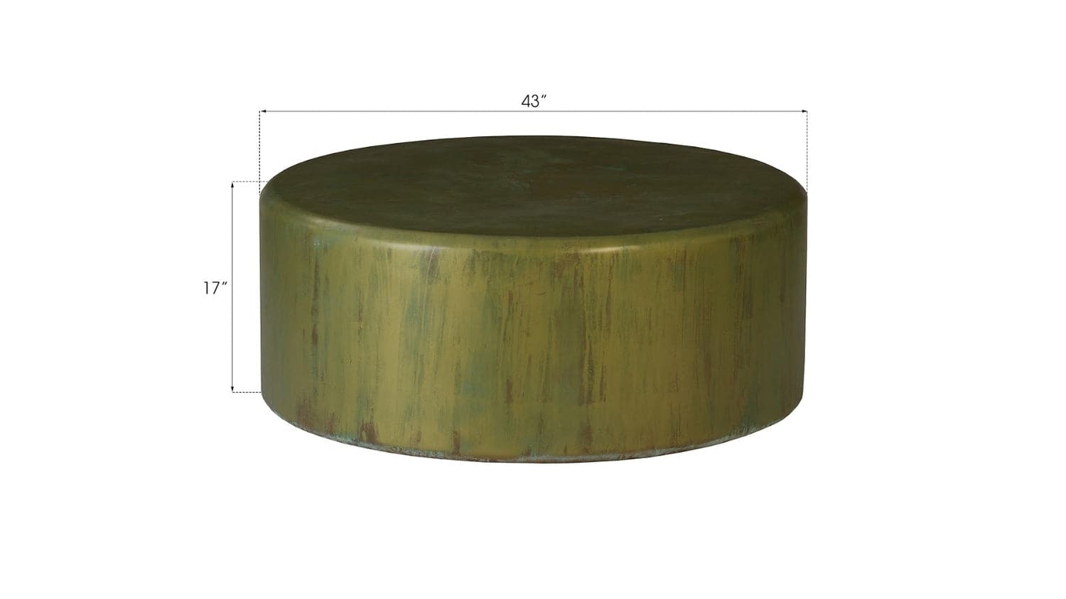 Button Coffee Table Lichen Finish-Phillips Collection-PHIL-CH77706-Coffee Tables-8-France and Son