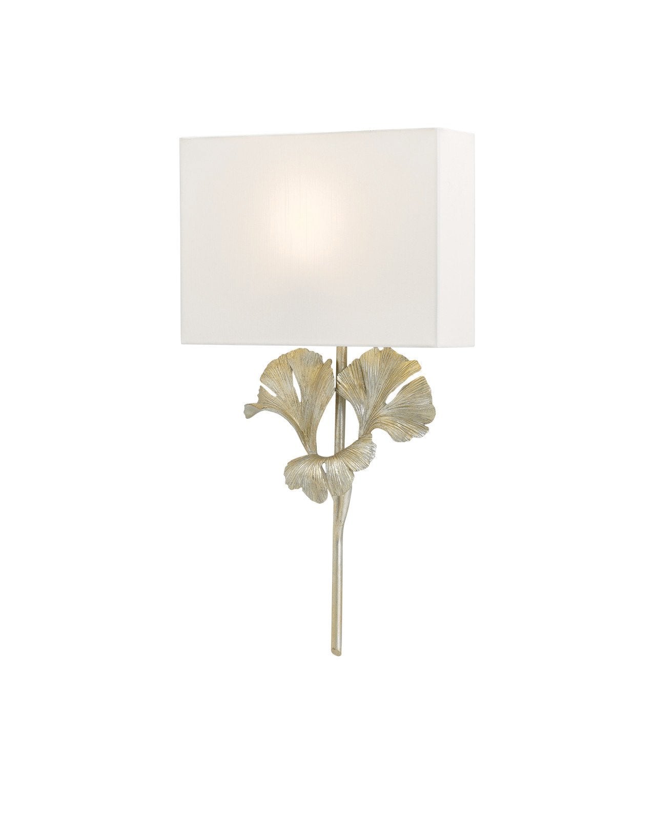 Gingko Silver Wall Sconce