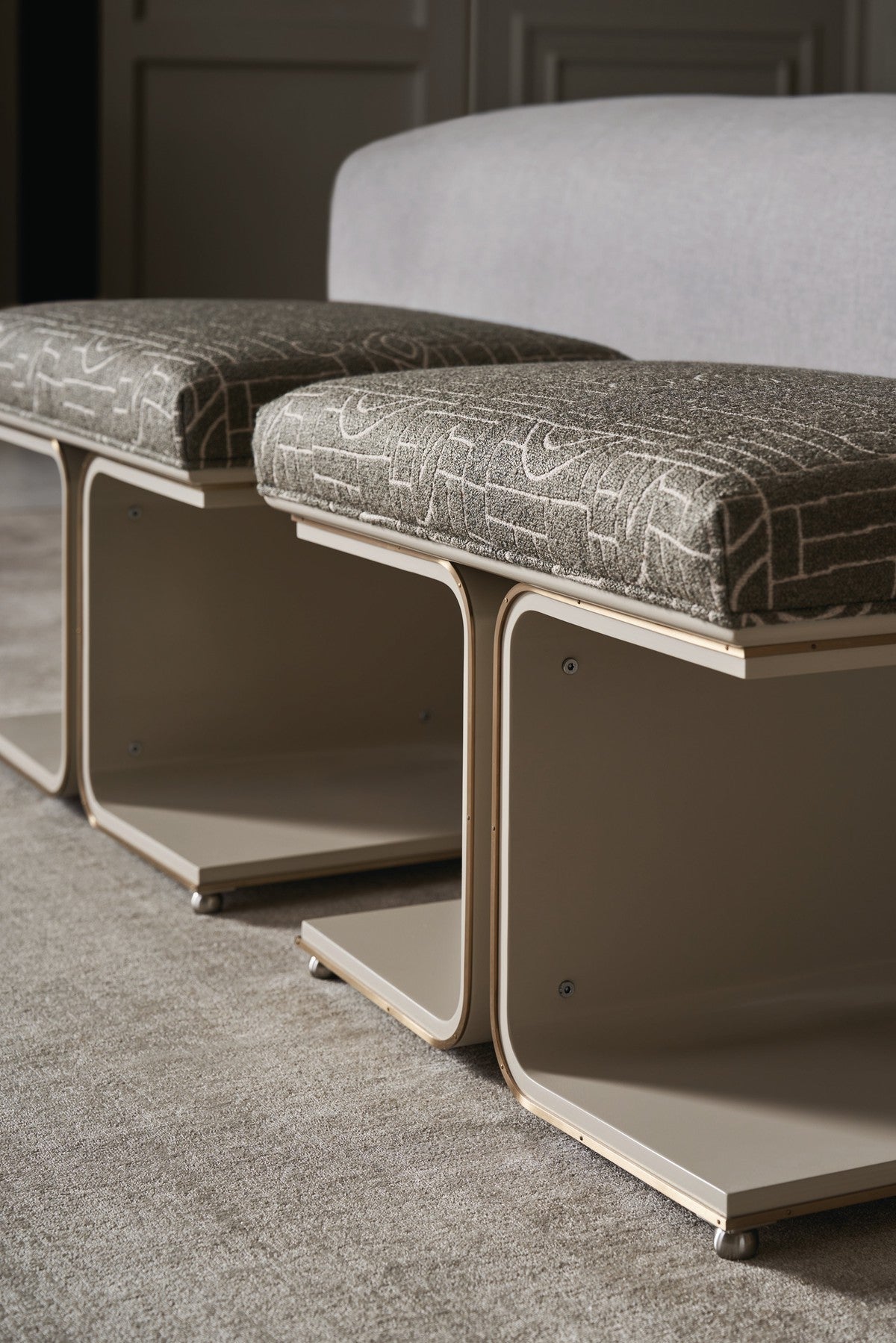 Balance Beam  - Grey, Gold, Silver