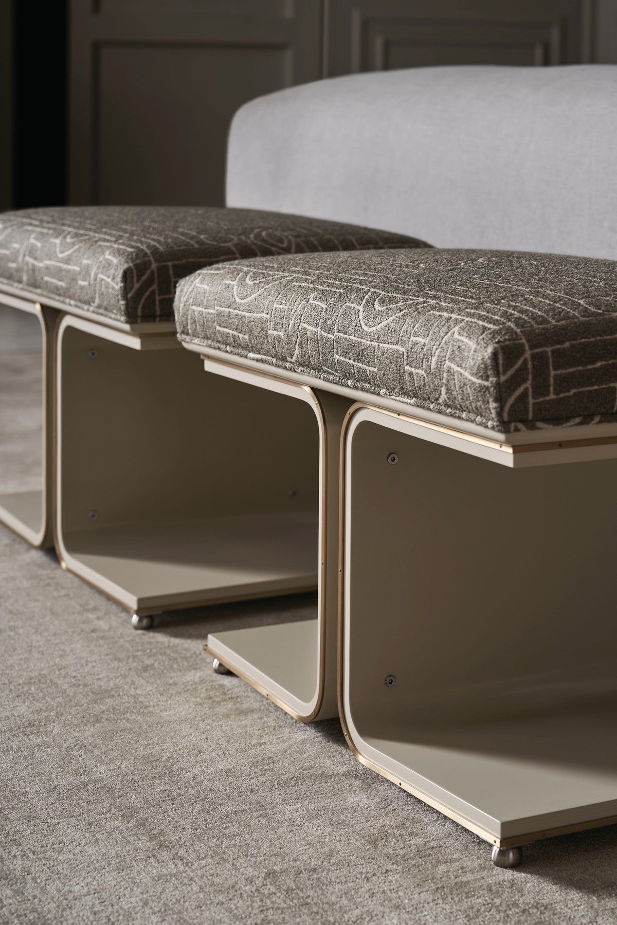 Balance Beam  - Grey, Gold, Silver