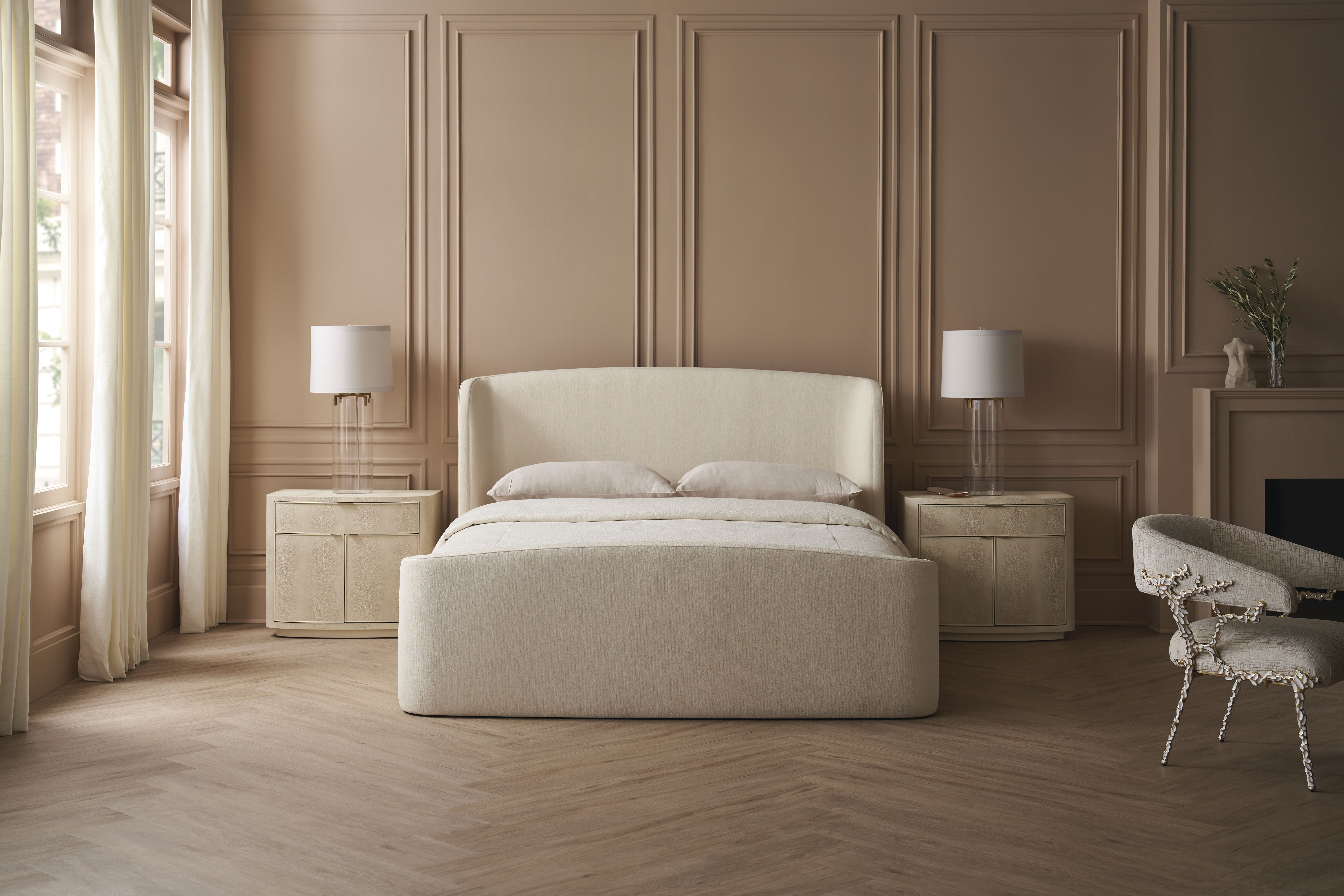 Soft Embrace Bed - King  - Off White