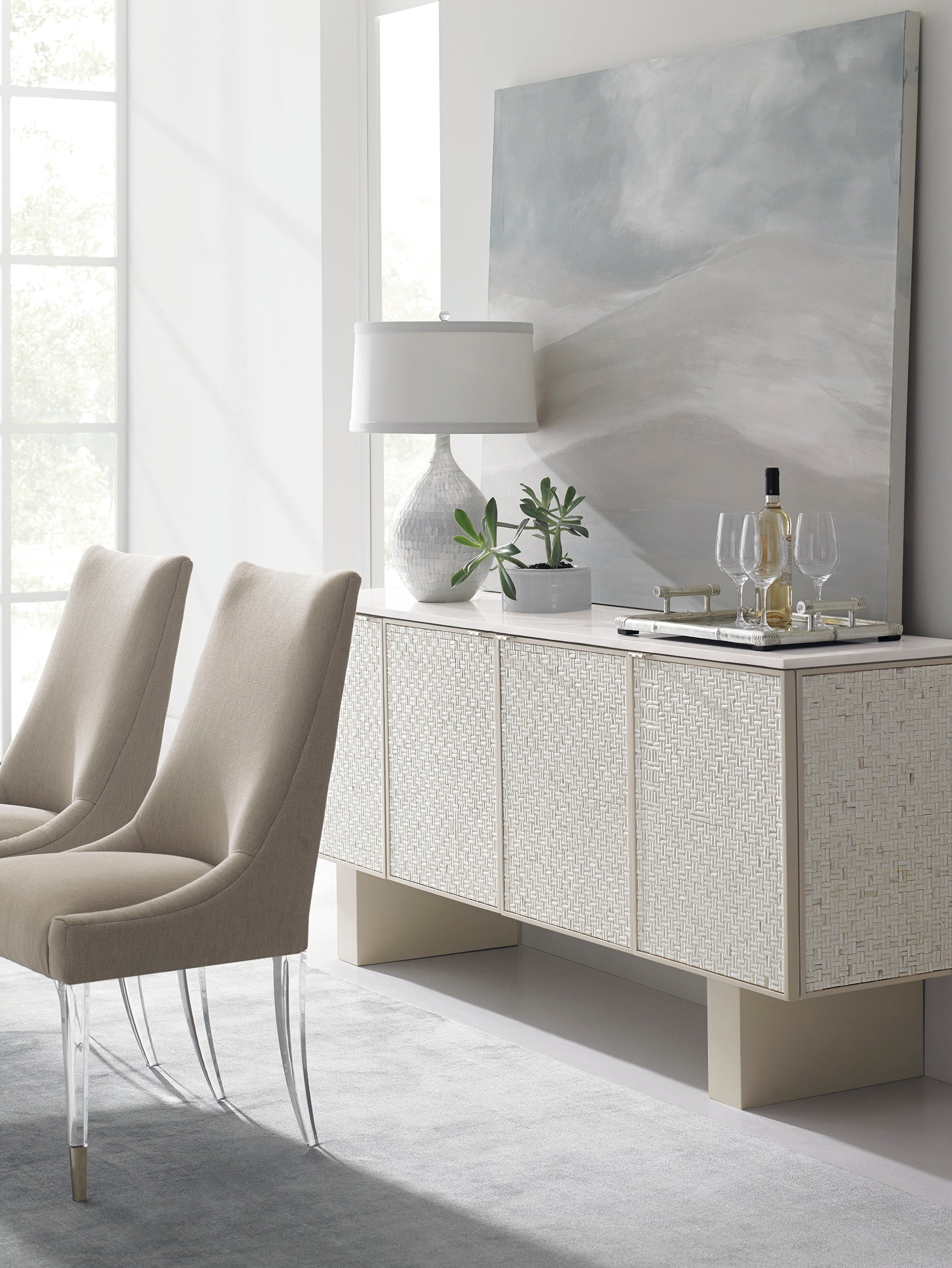Bomb-Shell  - Taupe, White