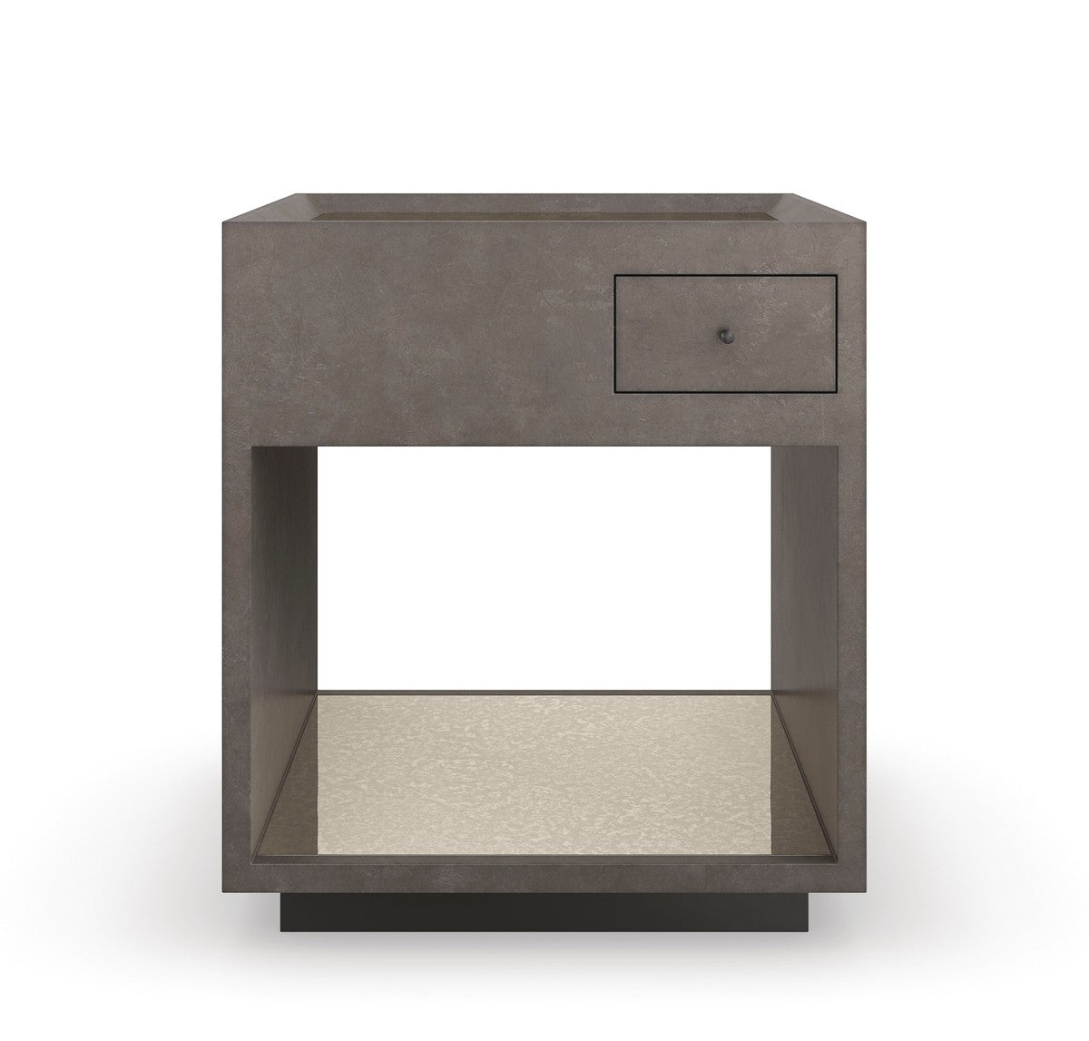 Dark Matter End Table  - Grey, Black