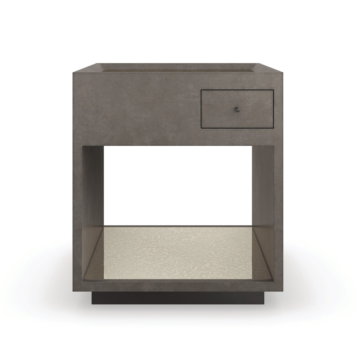 Dark Matter End Table  - Grey, Black