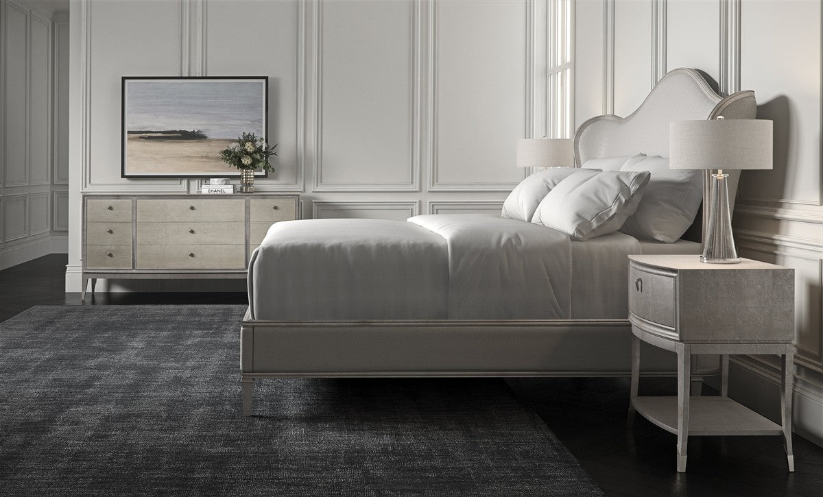 Bedtime Beauty - King  - Silver, Off White