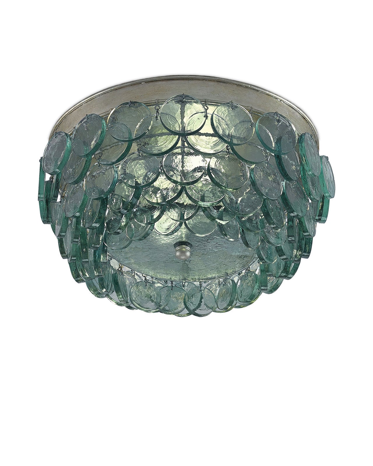 Braithwell Recycled Glass Flush Mount