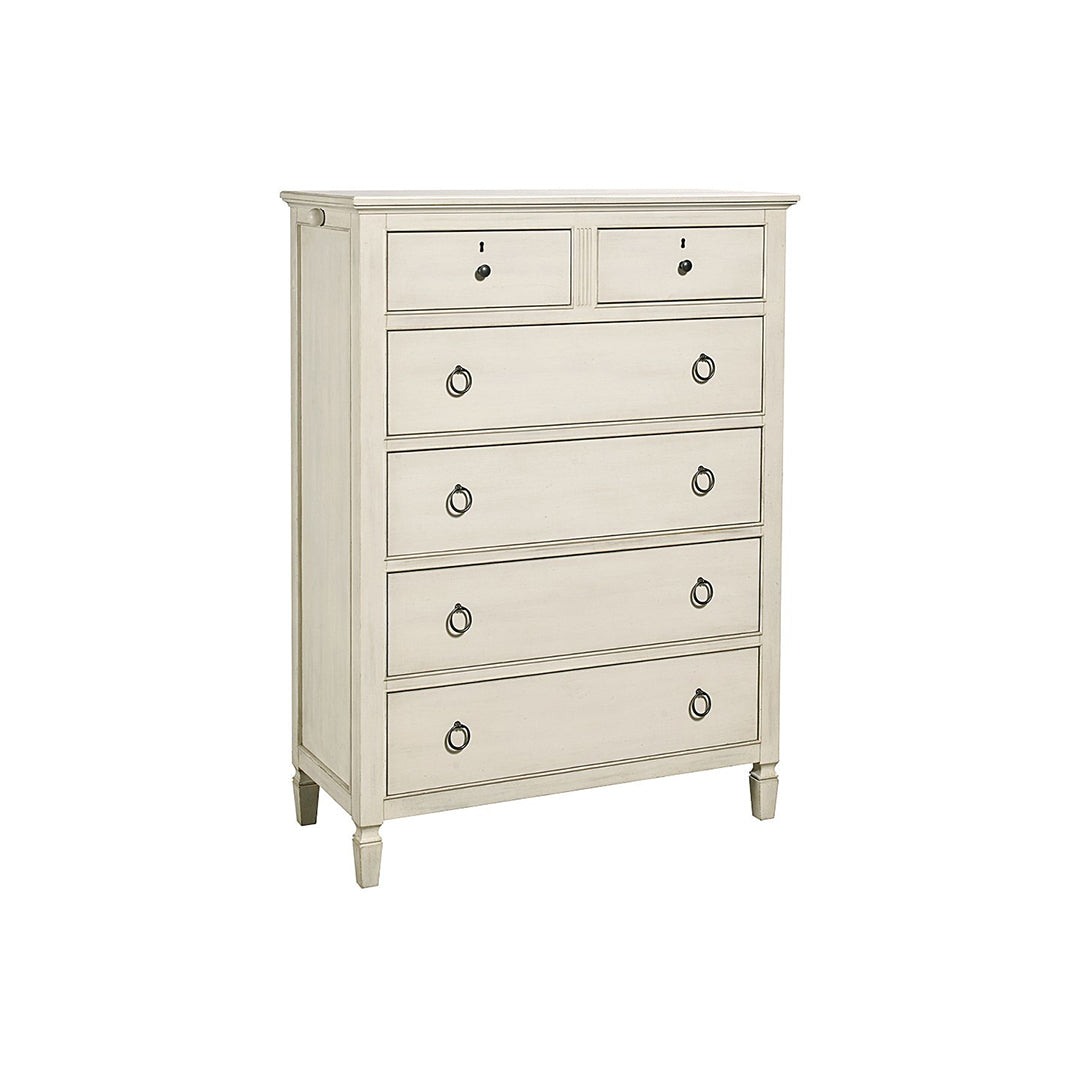 Summer Hill Collection - Drawer Chest-Universal Furniture-UNIV-987140-DressersCotton Cream-6-France and Son