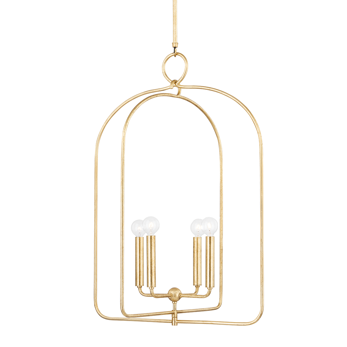 Mallory 4 Light Pendant-Mitzi-HVL-H512701L-GL-PendantsGold Leaf-2-France and Son