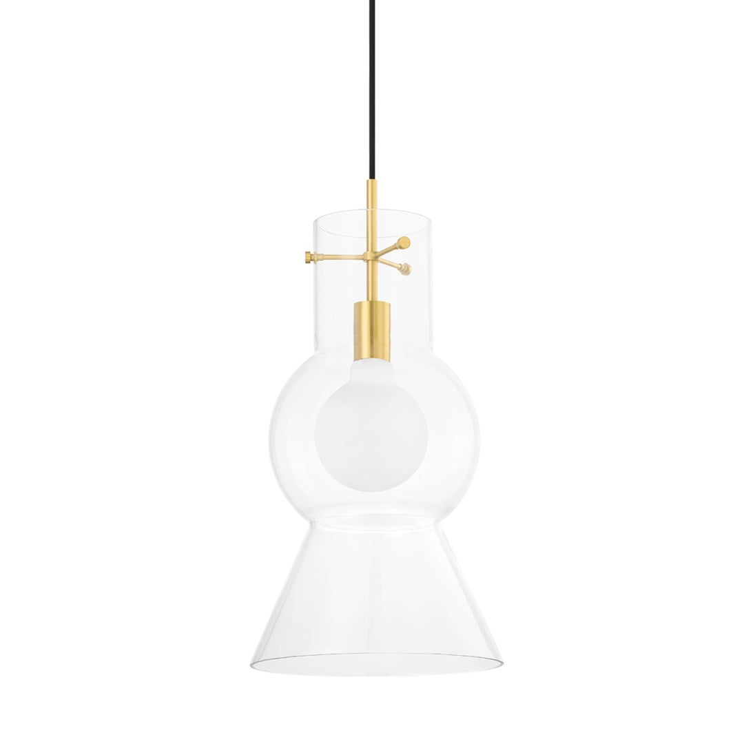 Mirabel - 1 Light Pendant-Large-Mitzi-HVL-H702701L-AGB-PendantsBrass-1-France and Son