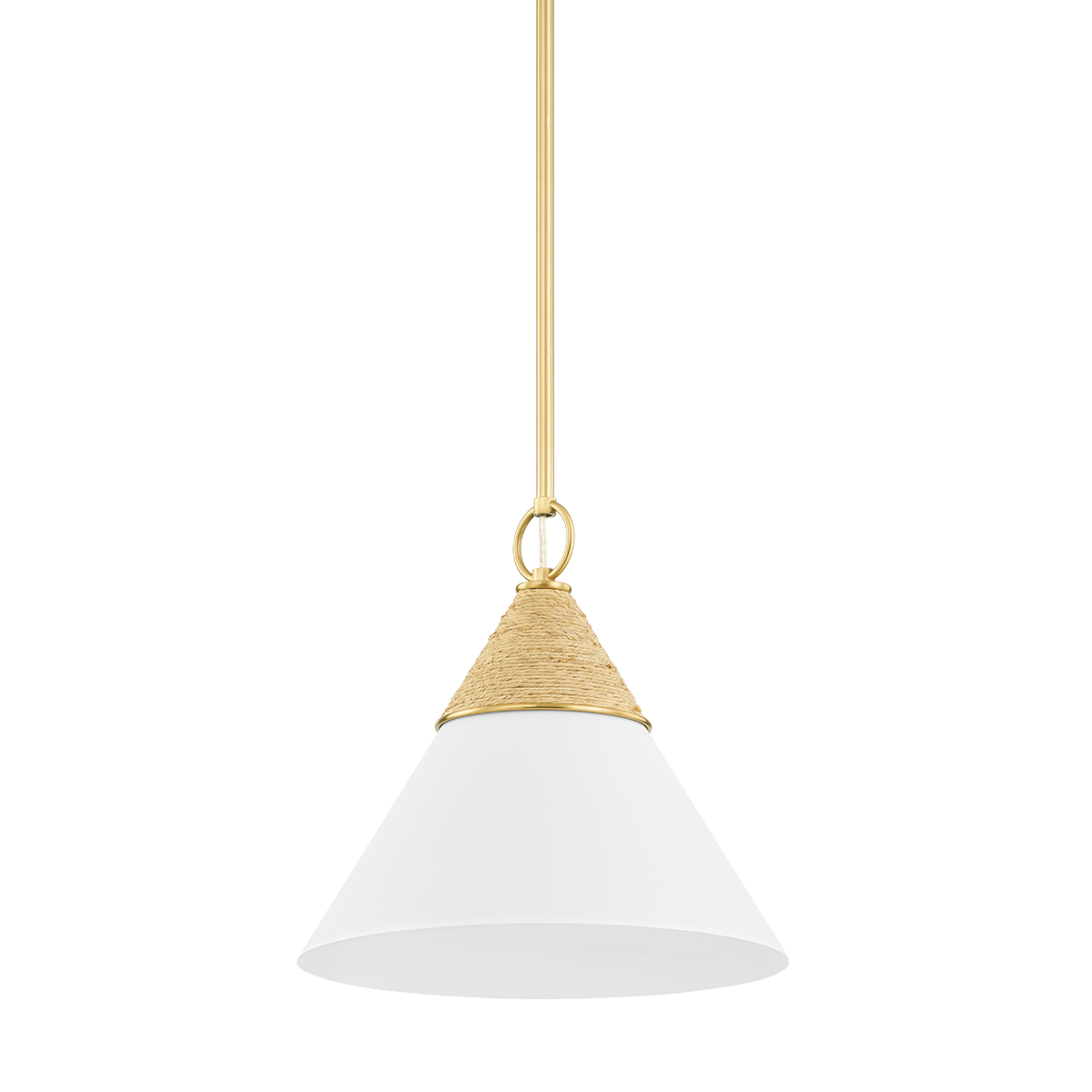 Mica 1 Light Pendant-Mitzi-HVL-H709701S-AGB/TWH-Pendants13"-2-France and Son