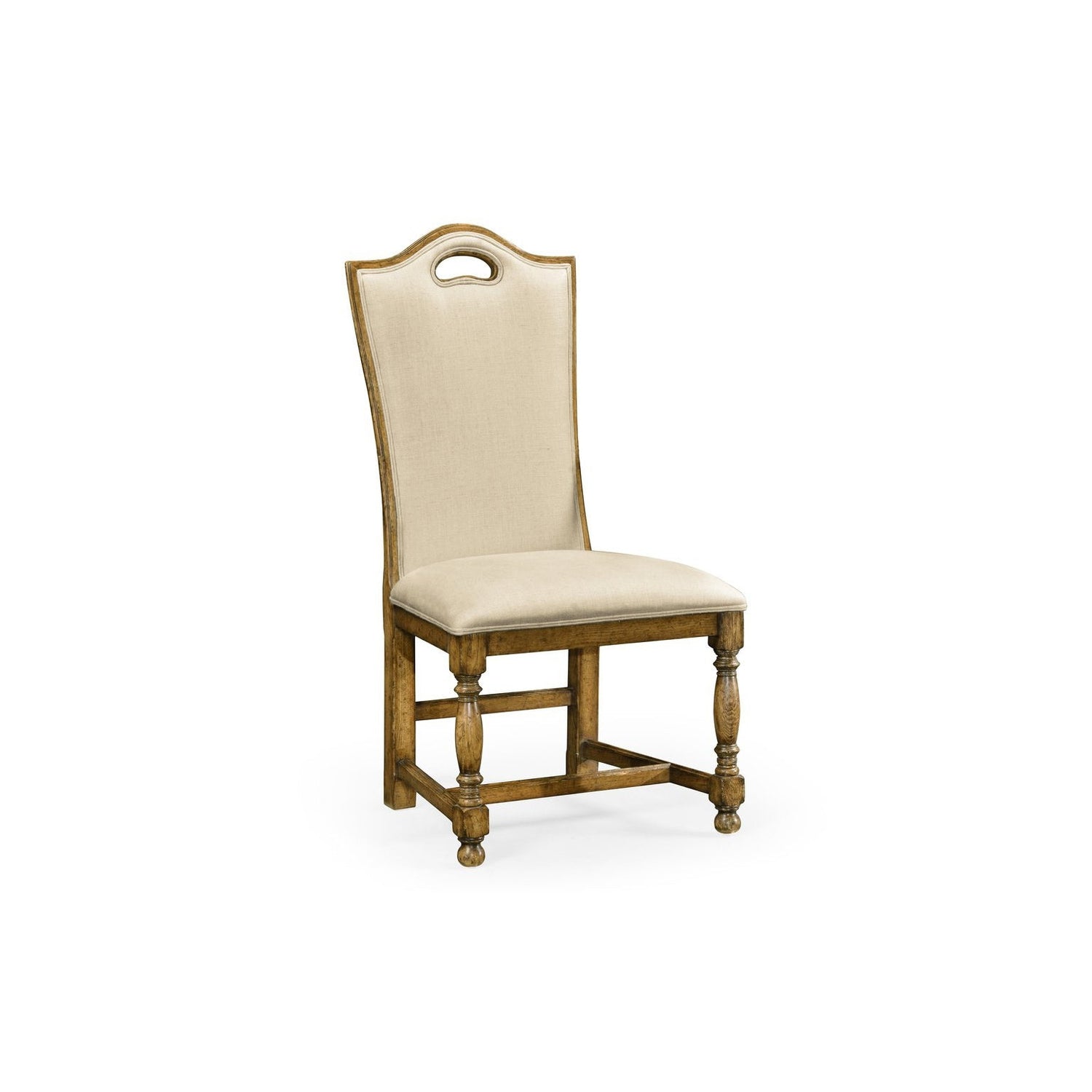 Casual High Back Side Chair-Jonathan Charles-JCHARLES-493381-SC-DTM-F400-Dining ChairsMedium Driftwood & Shambala-1-France and Son
