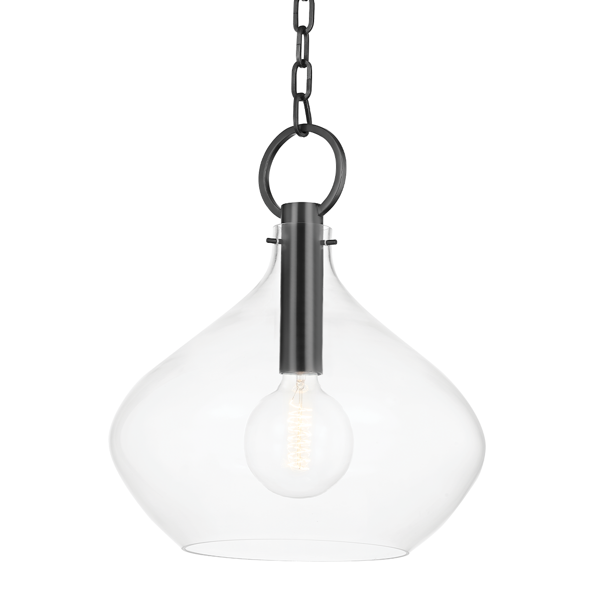 Lina 1 Light Large Pendant-Hudson Valley-HVL-BKO253-OB-PendantsOld Bronze-2-France and Son