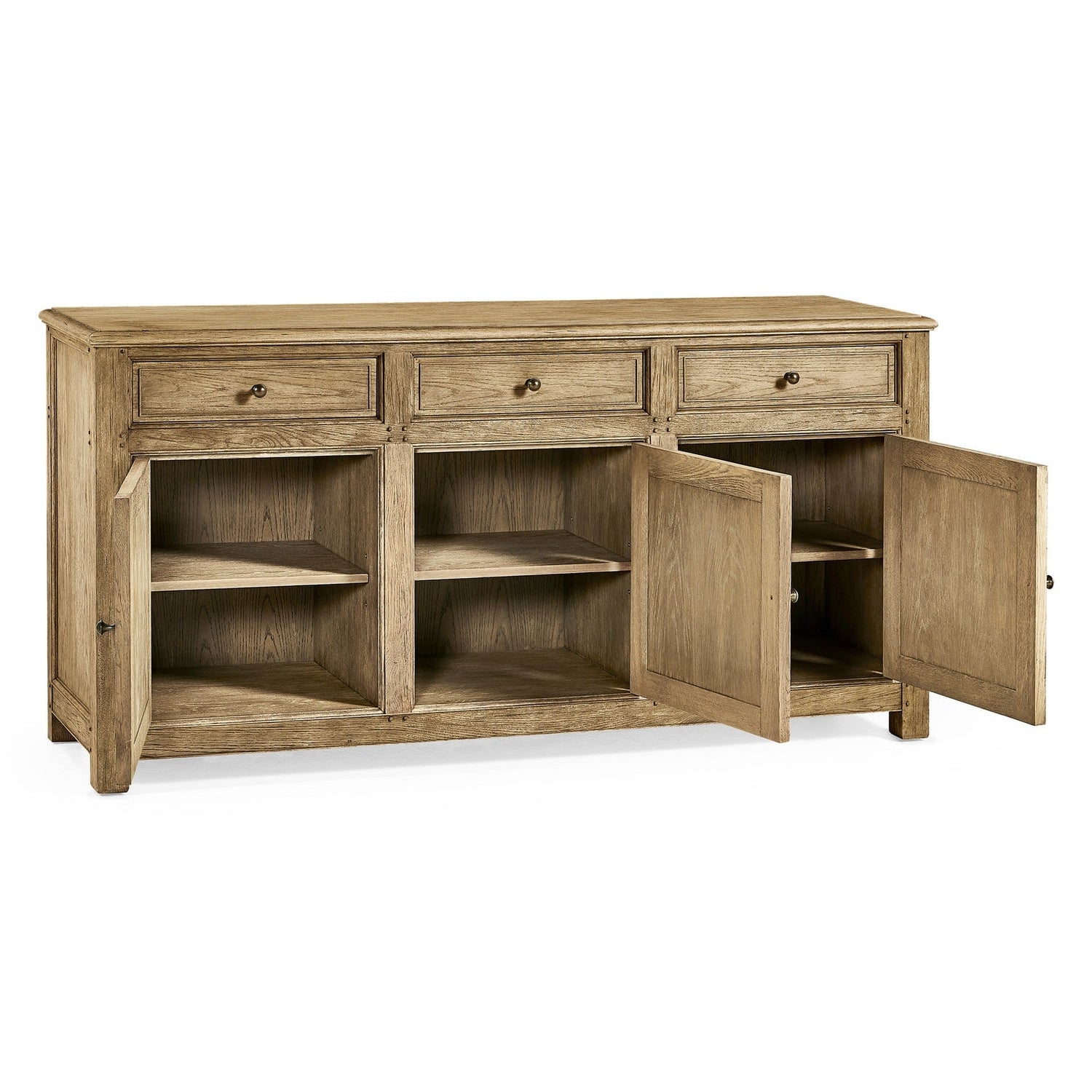 Eon Rustic French Server-Jonathan Charles-JCHARLES-003-3-160-WNC-Sideboards & Credenzas-2-France and Son